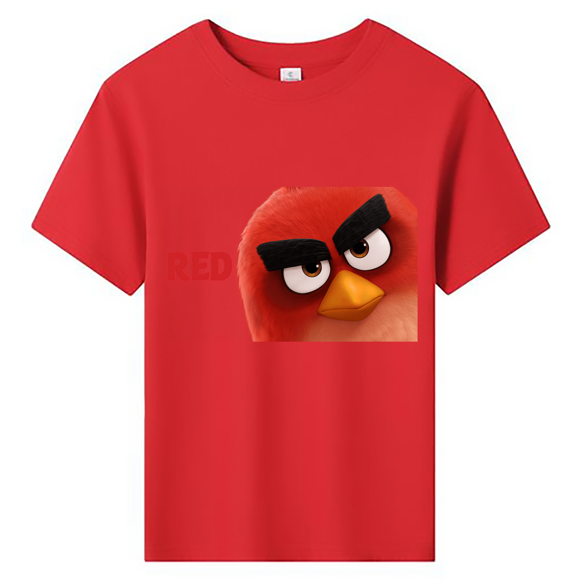 （画像用） Angry Birds アングリーバード 綿100％キッズTシャツ（フロントプリント）