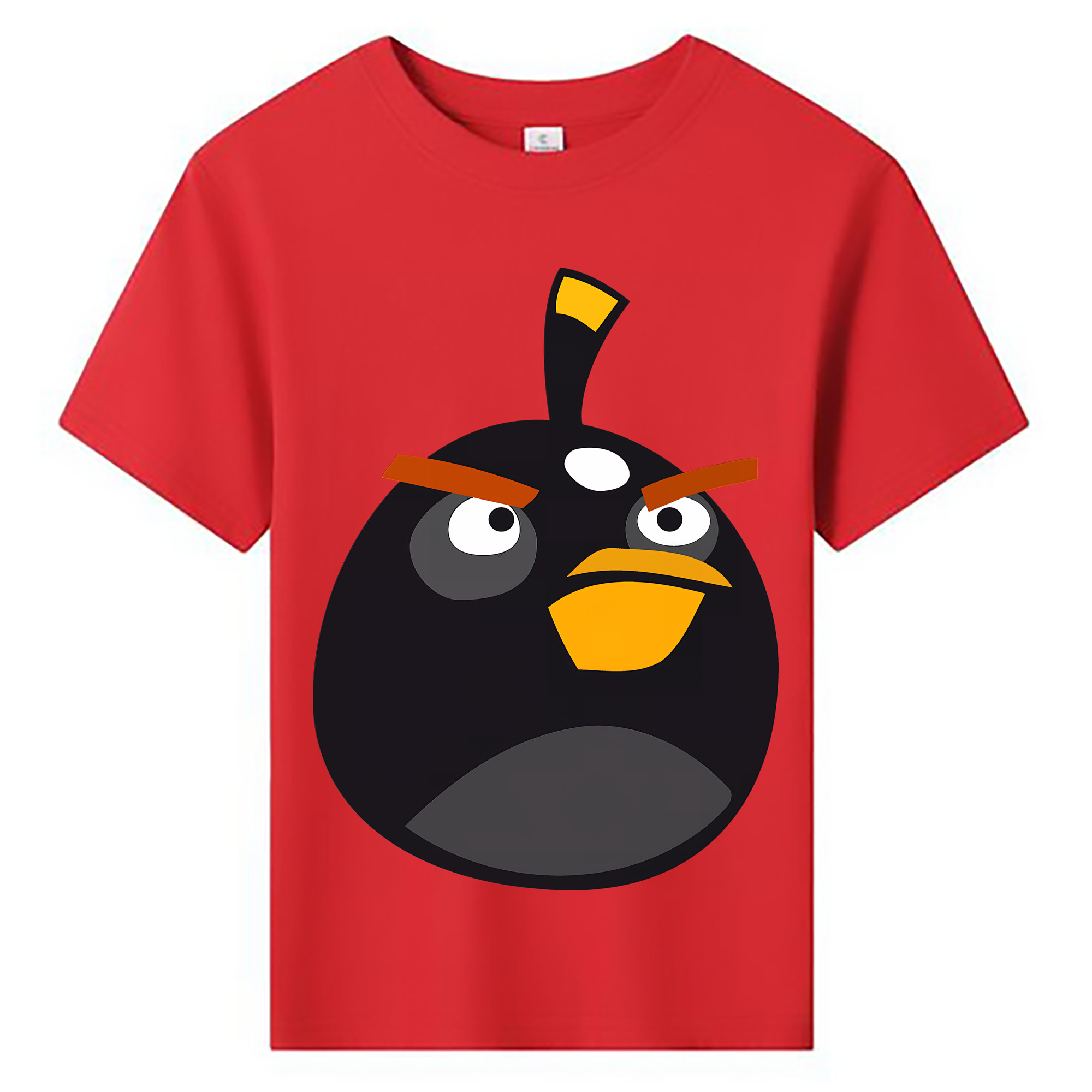 （画像用） Angry Birds アングリーバード 綿100％キッズTシャツ（フロントプリント）