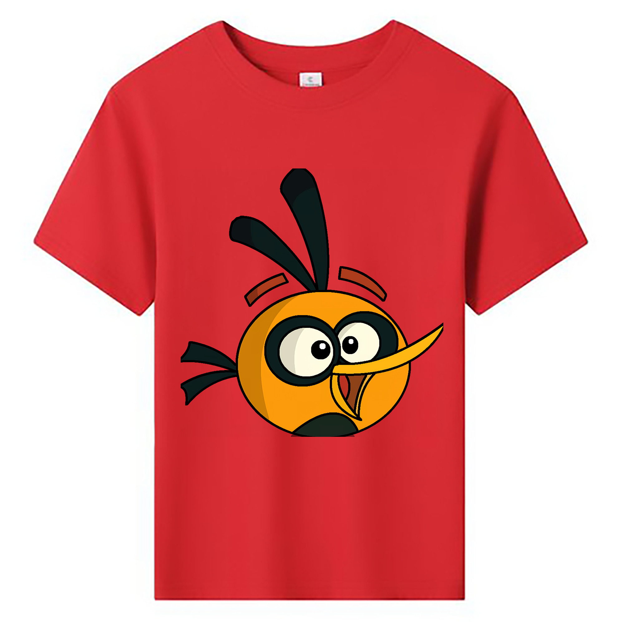 （画像用） Angry Birds アングリーバード 綿100％キッズTシャツ（フロントプリント）