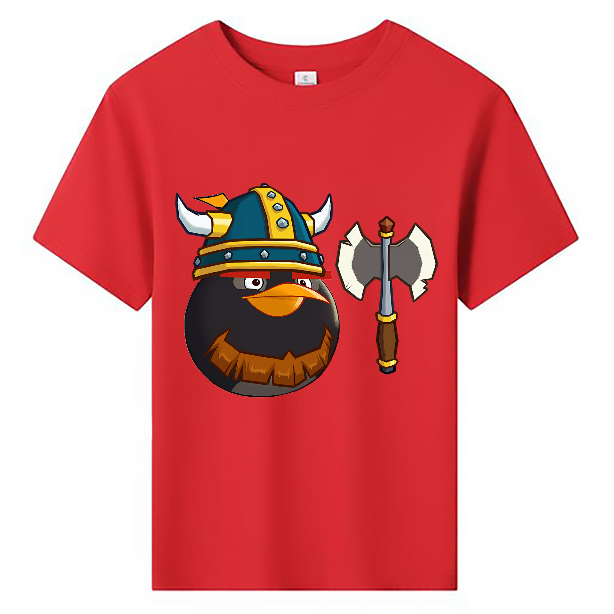 （画像用） Angry Birds アングリーバード 綿100％キッズTシャツ（フロントプリント）