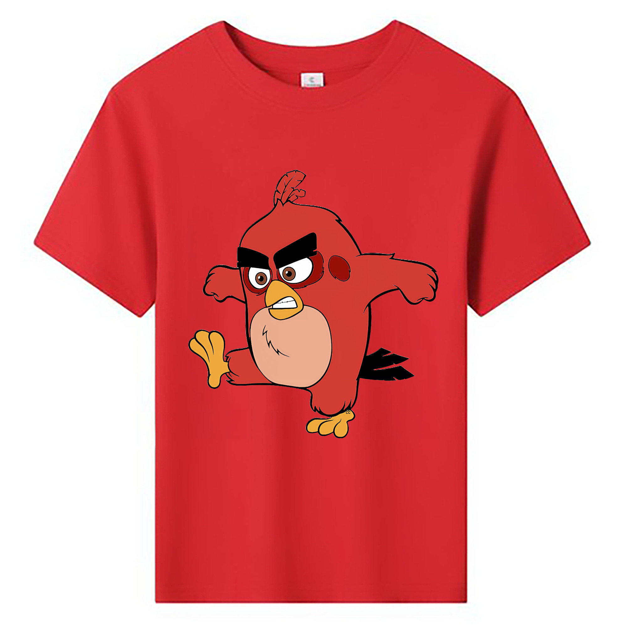 （画像用） Angry Birds アングリーバード 綿100％キッズTシャツ（フロントプリント）