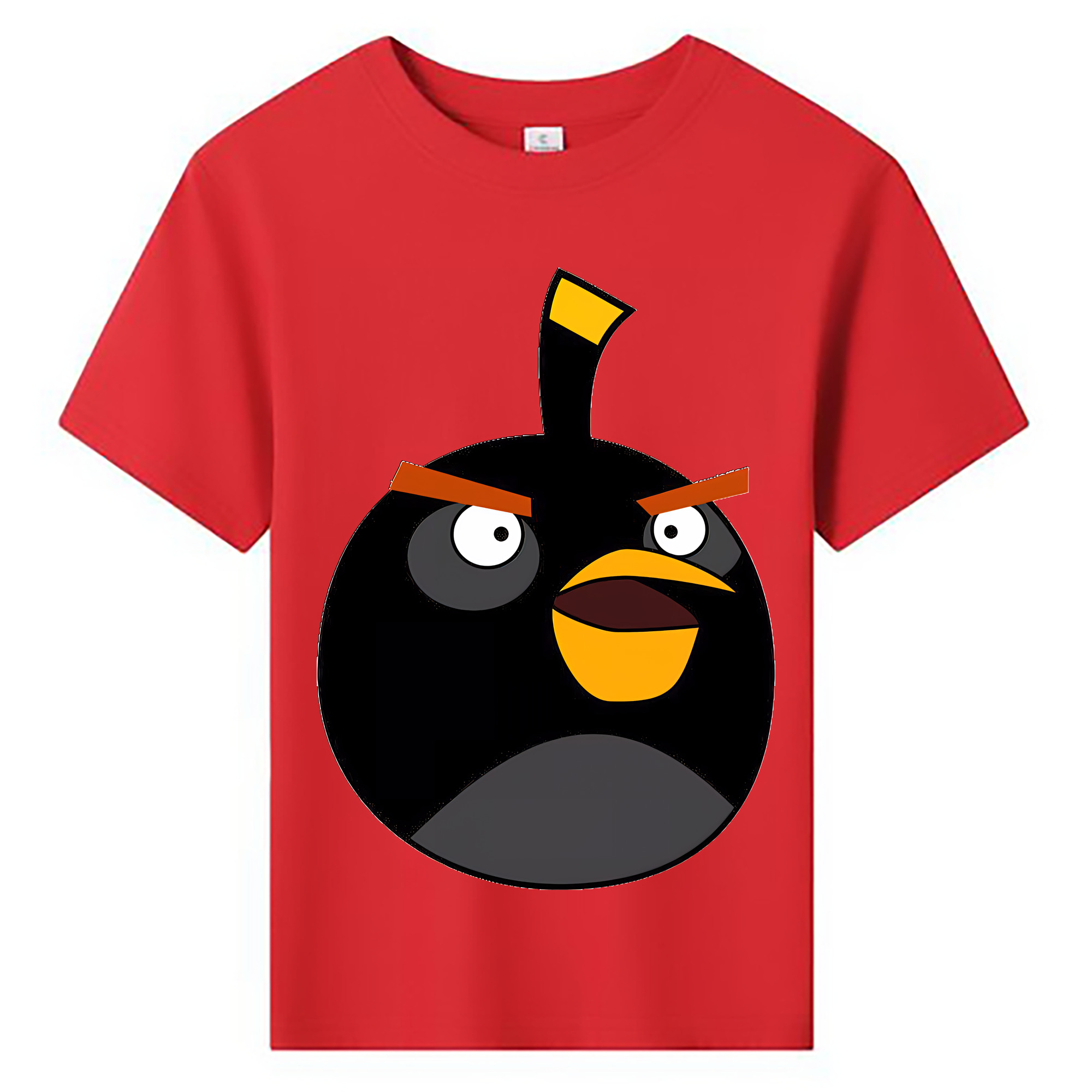 （画像用） Angry Birds アングリーバード 綿100％キッズTシャツ（フロントプリント）