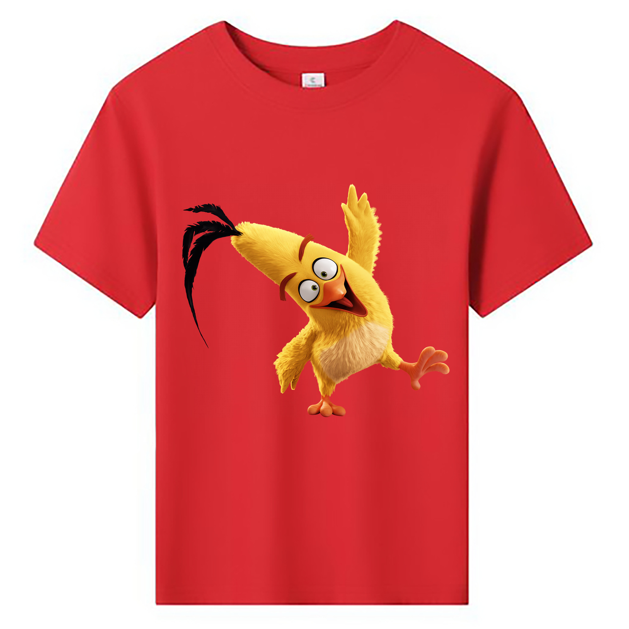 （画像用） Angry Birds アングリーバード 綿100％キッズTシャツ（フロントプリント）