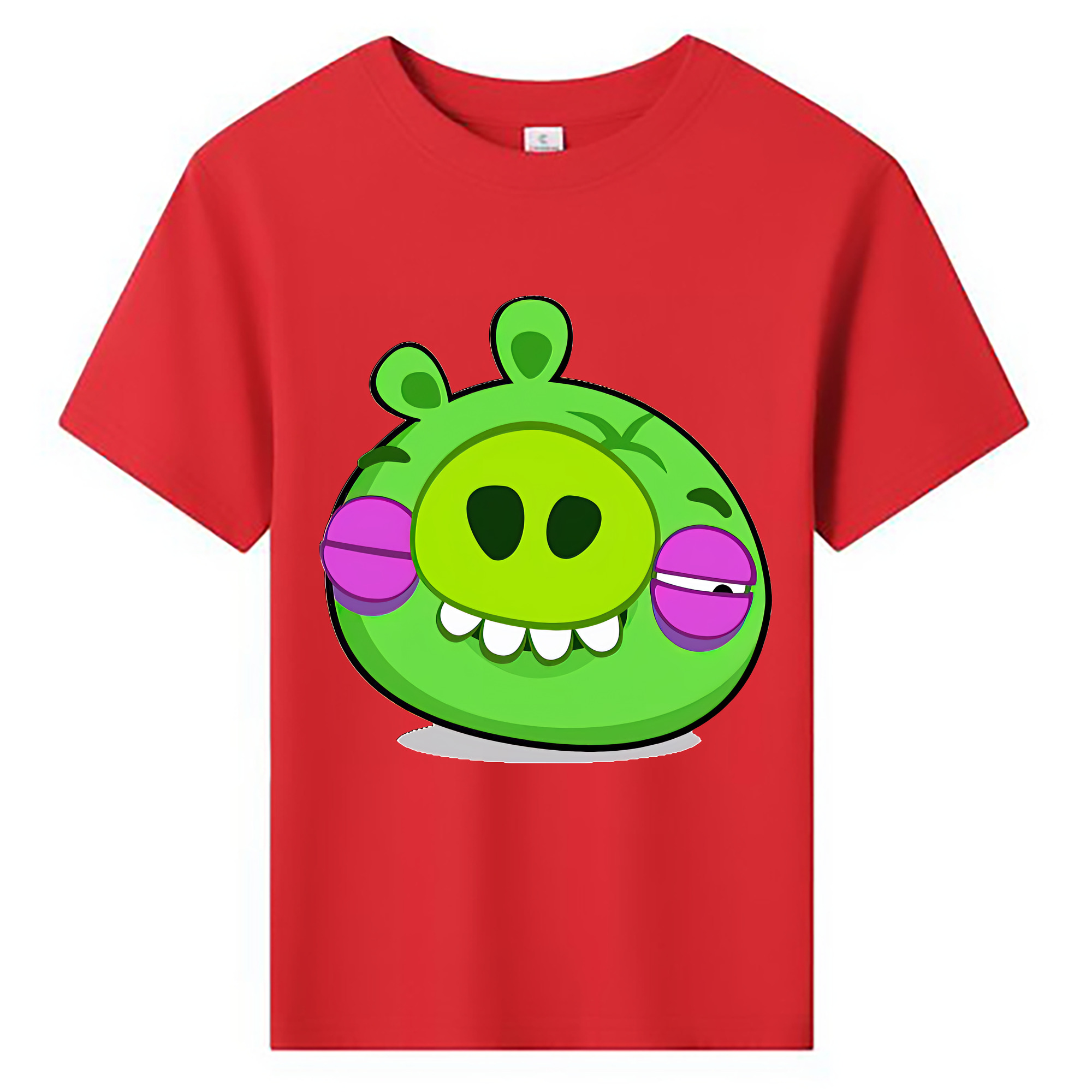 （画像用） Angry Birds アングリーバード 綿100％キッズTシャツ（フロントプリント）