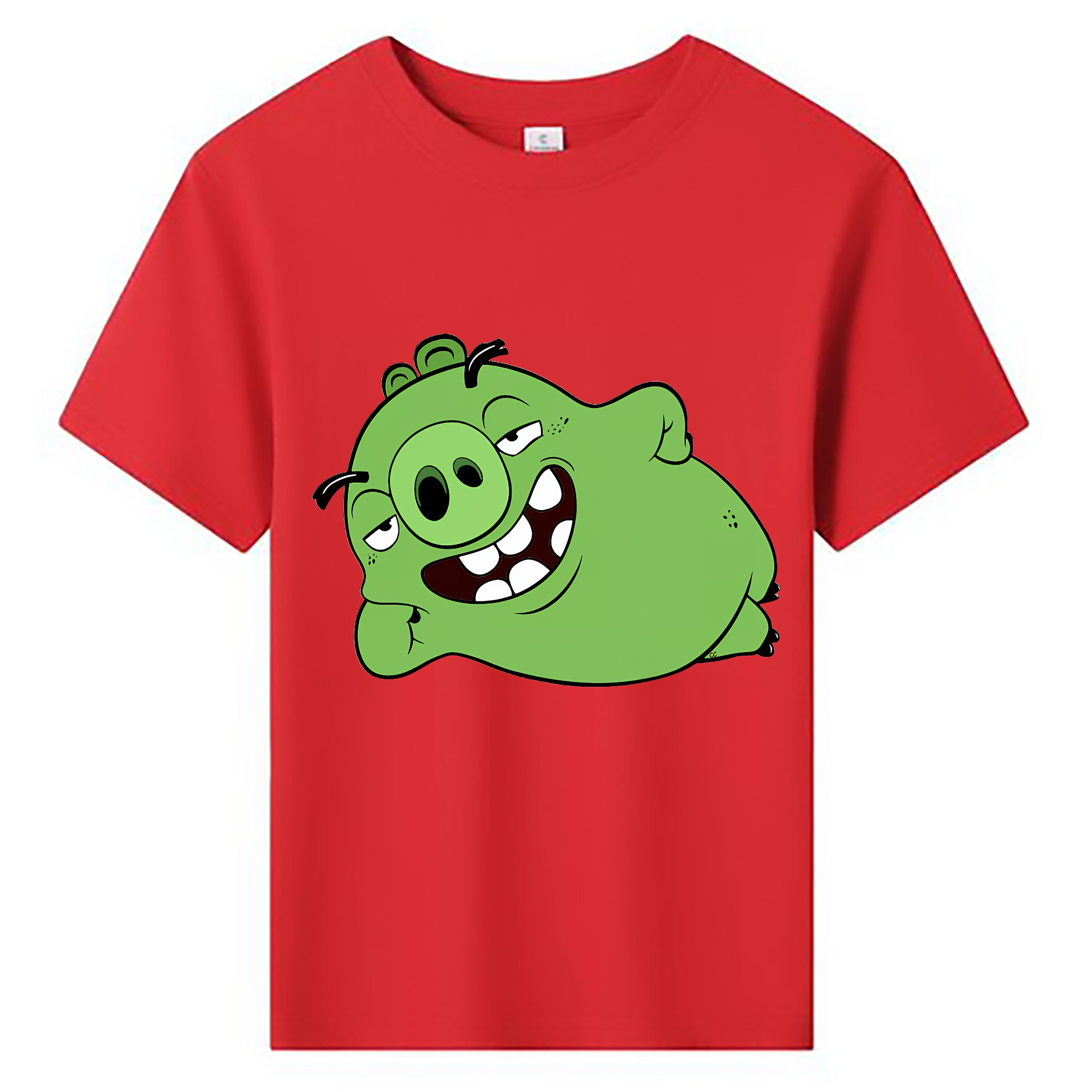 （画像用） Angry Birds アングリーバード 綿100％キッズTシャツ（フロントプリント）