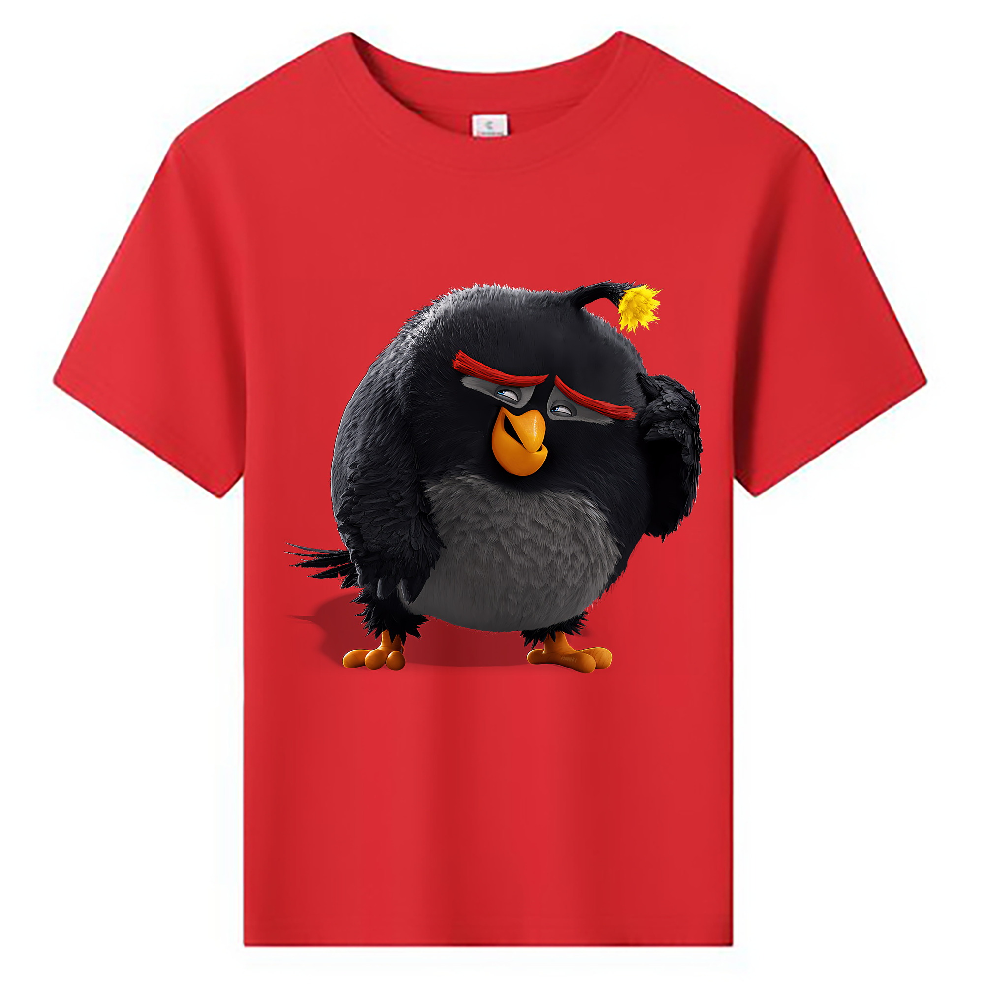 （画像用） Angry Birds アングリーバード 綿100％キッズTシャツ（フロントプリント）