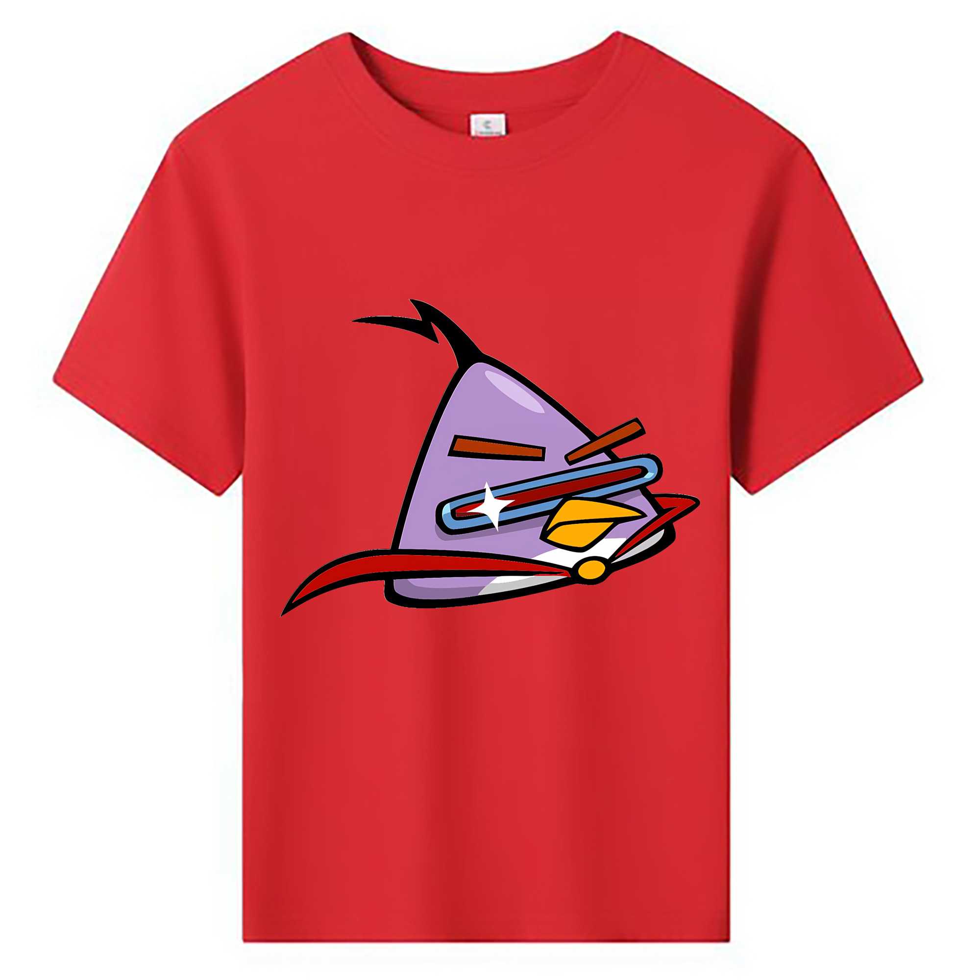 （画像用） Angry Birds アングリーバード 綿100％キッズTシャツ（フロントプリント）
