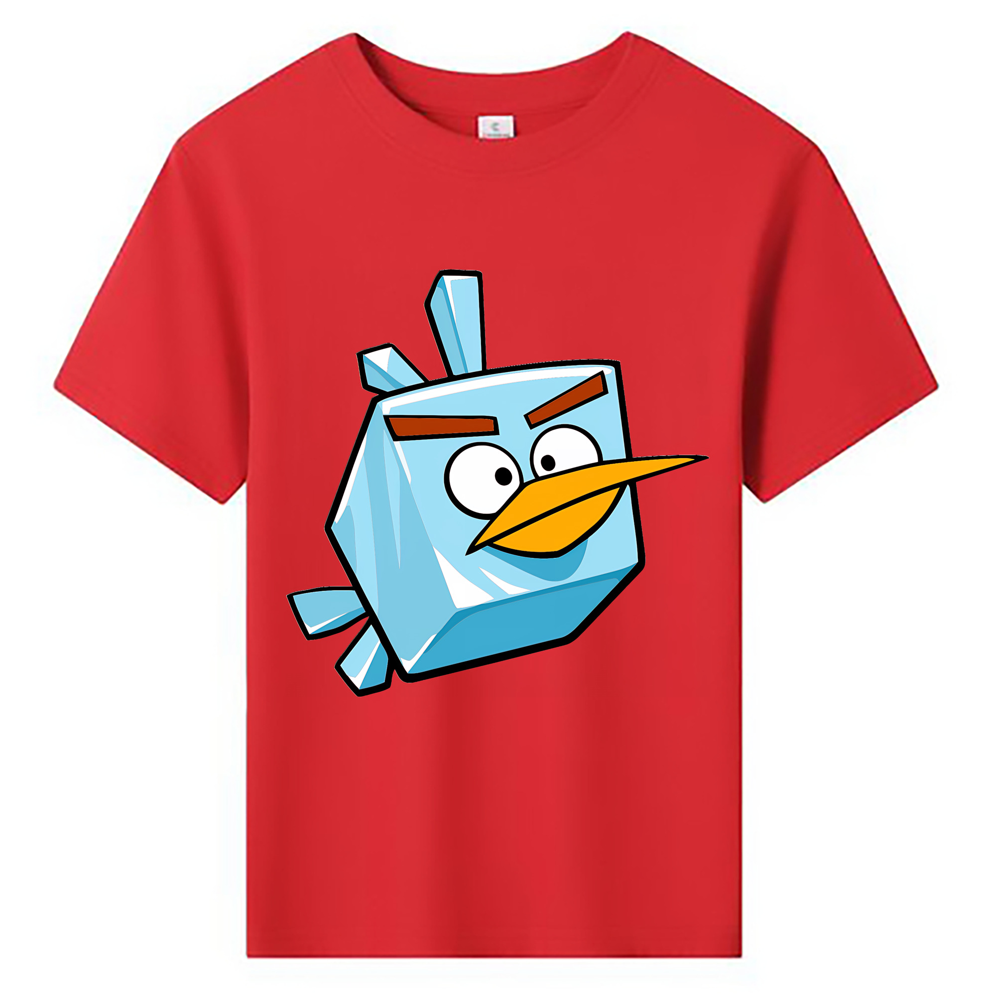 （画像用） Angry Birds アングリーバード 綿100％キッズTシャツ（フロントプリント）