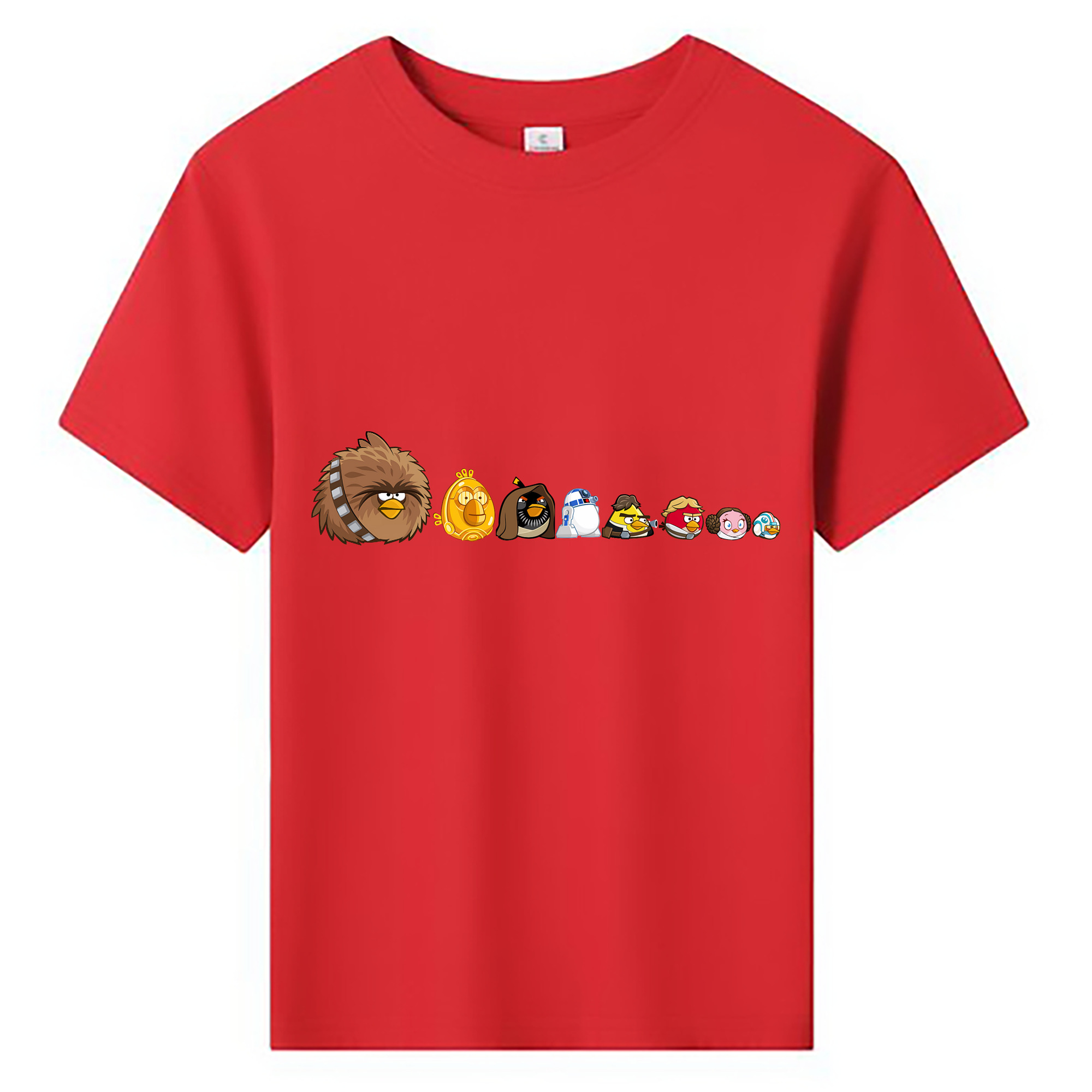 （画像用） Angry Birds アングリーバード 綿100％キッズTシャツ（フロントプリント）