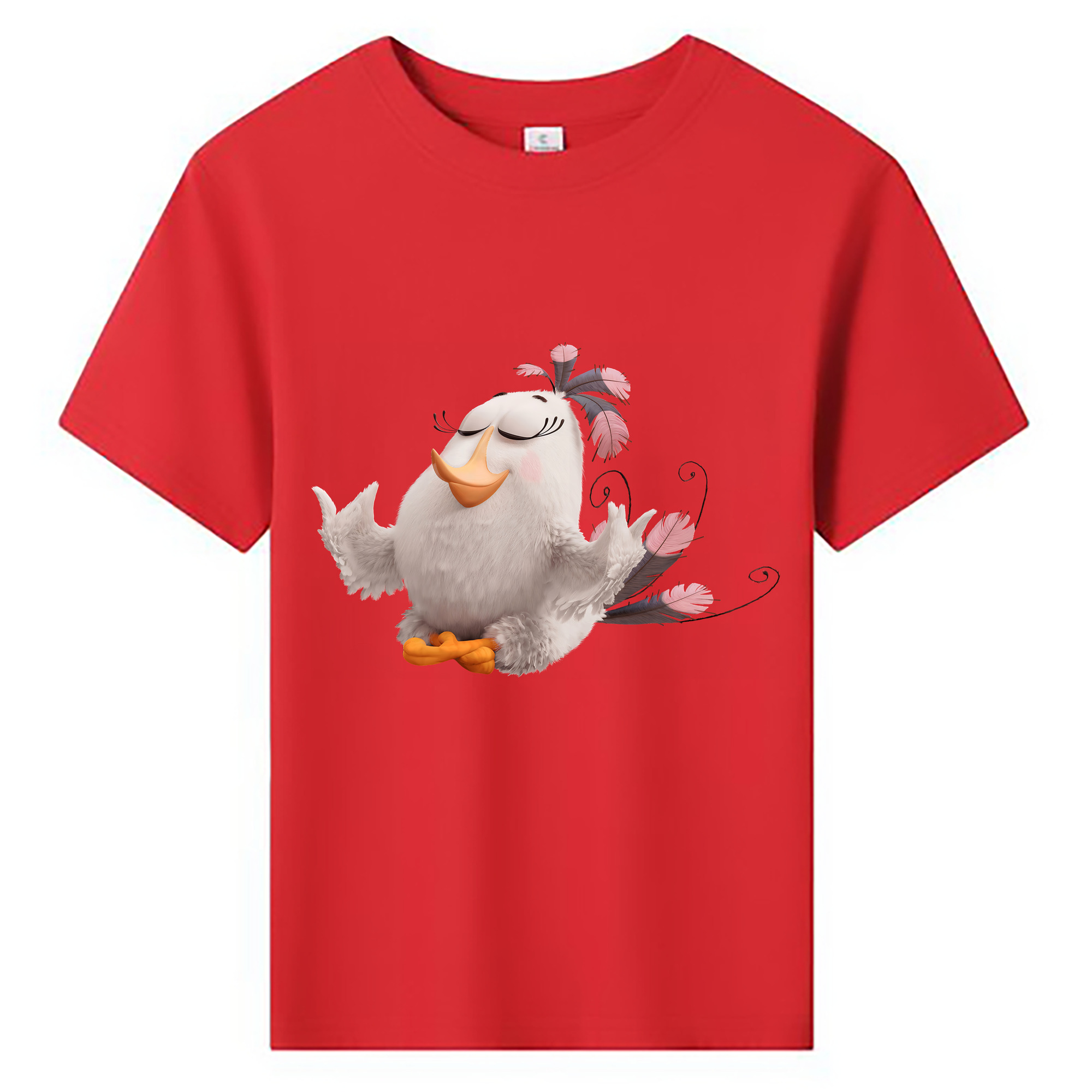（画像用） Angry Birds アングリーバード 綿100％キッズTシャツ（フロントプリント）