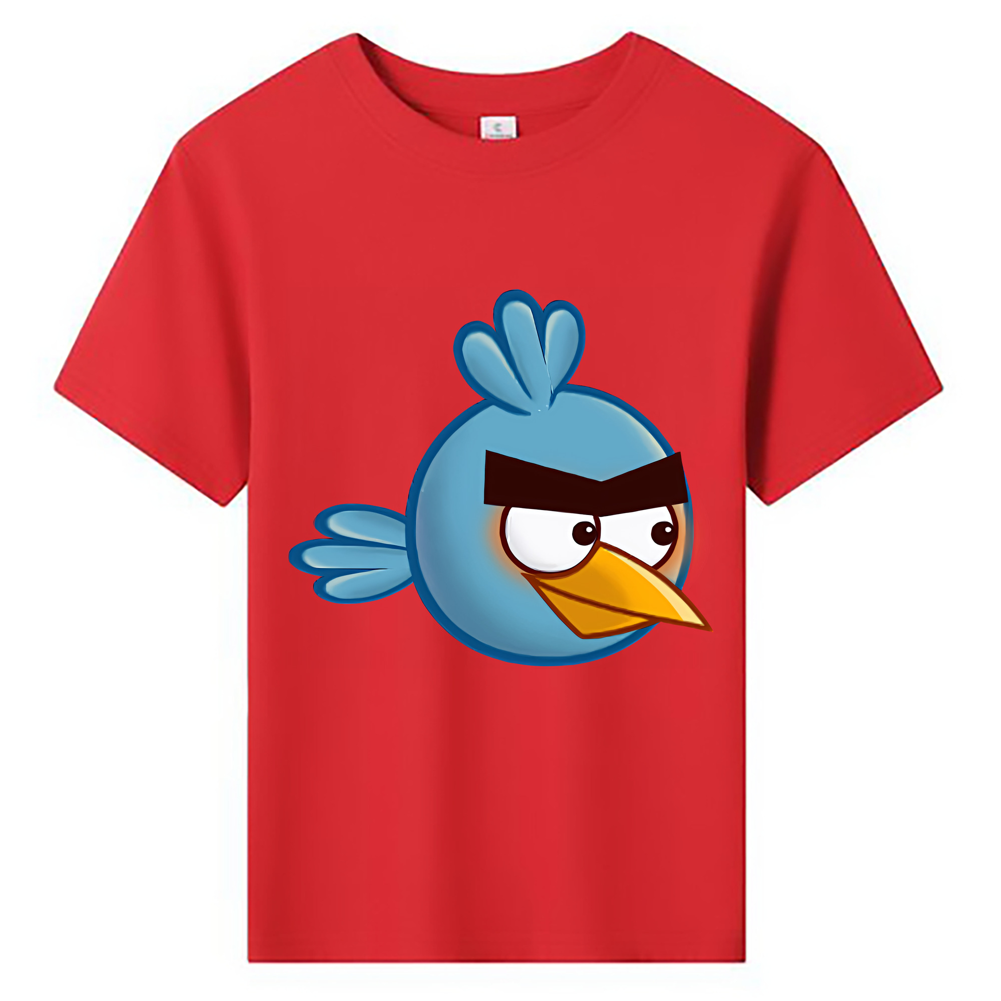 （画像用） Angry Birds アングリーバード 綿100％キッズTシャツ（フロントプリント）