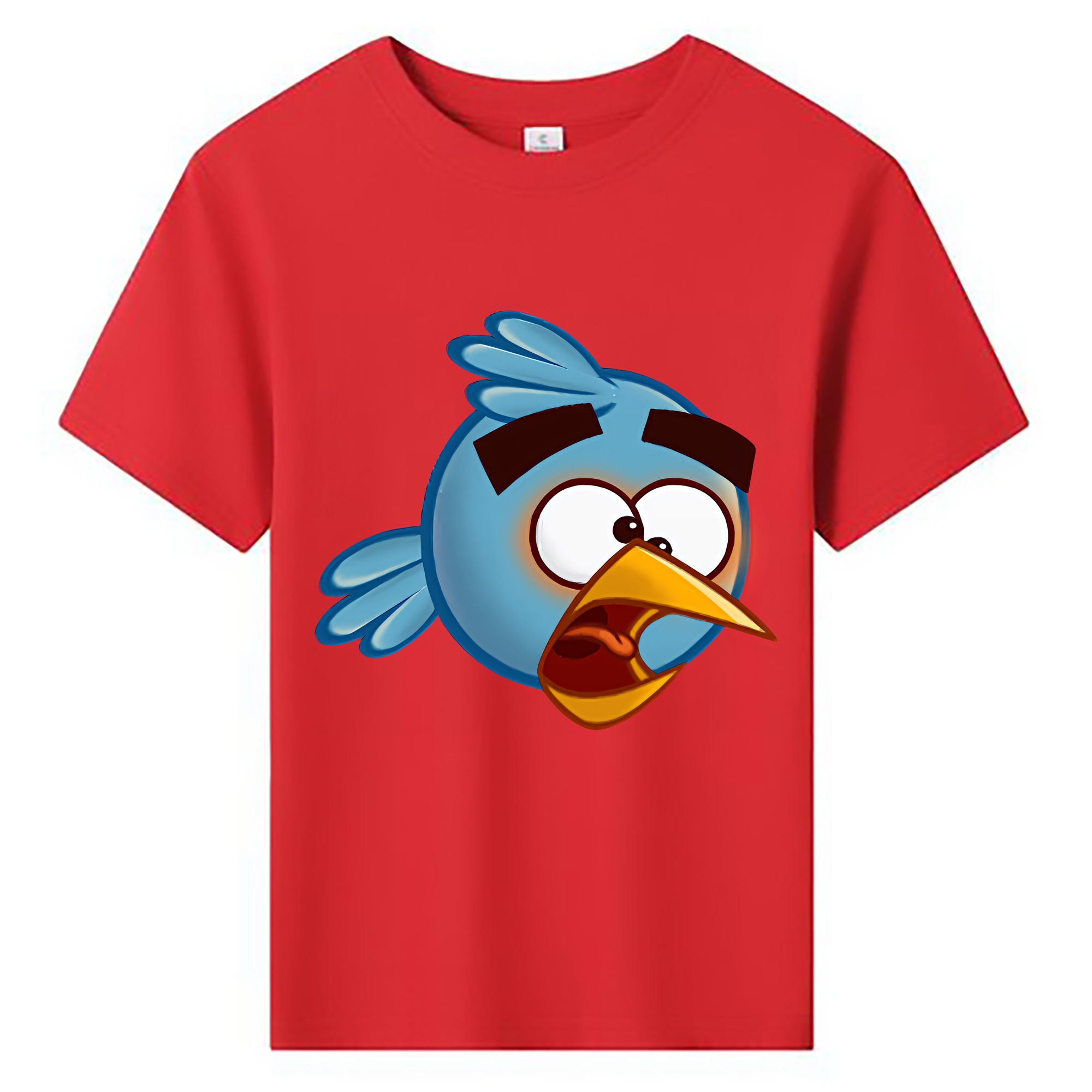 （画像用） Angry Birds アングリーバード 綿100％キッズTシャツ（フロントプリント）