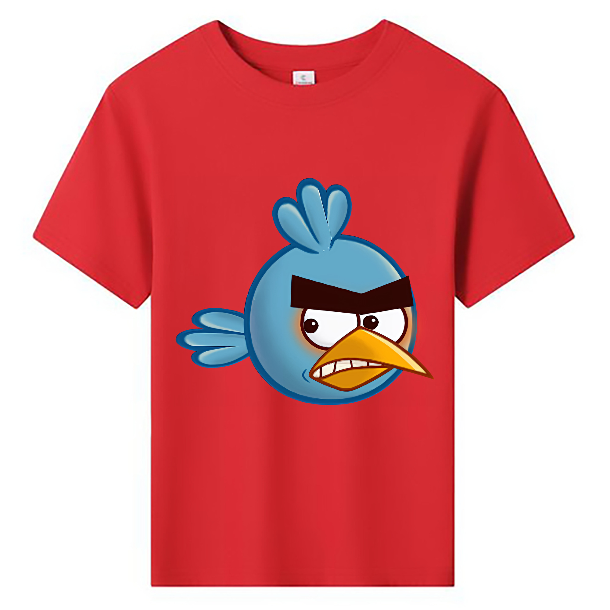 （画像用） Angry Birds アングリーバード 綿100％キッズTシャツ（フロントプリント）