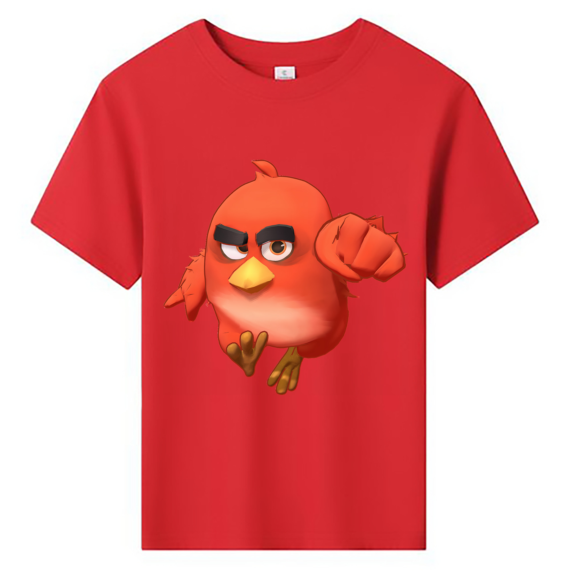 （画像用） Angry Birds アングリーバード 綿100％キッズTシャツ（フロントプリント）