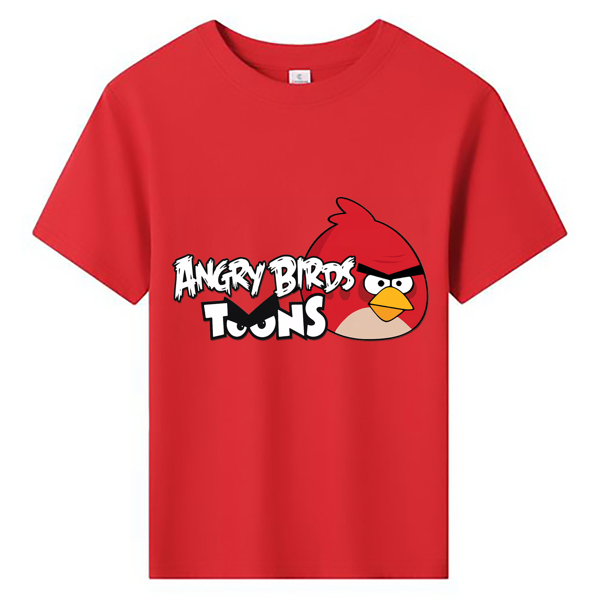 （画像用） Angry Birds アングリーバード 綿100％キッズTシャツ（フロントプリント）