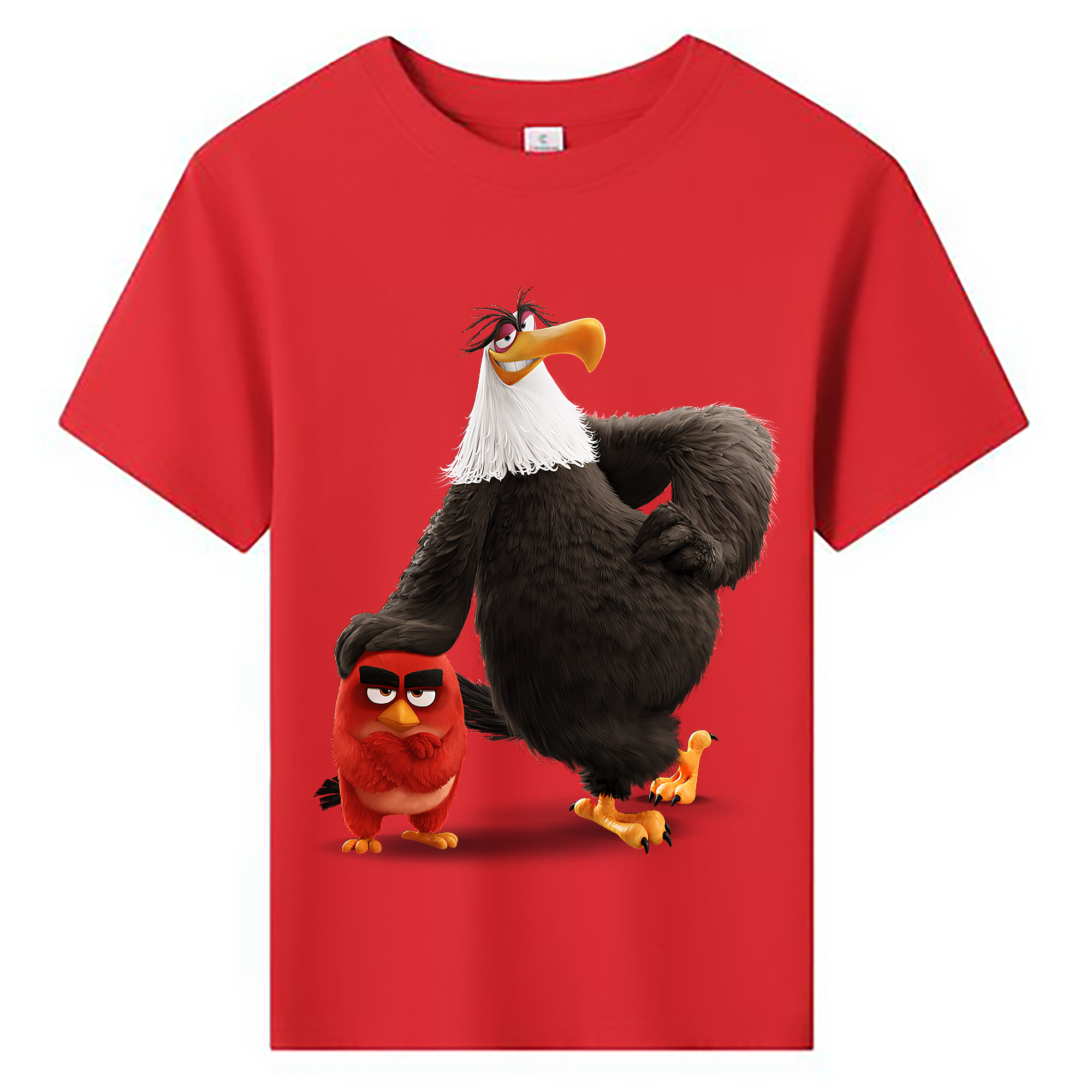 （画像用） Angry Birds アングリーバード 綿100％キッズTシャツ（フロントプリント）