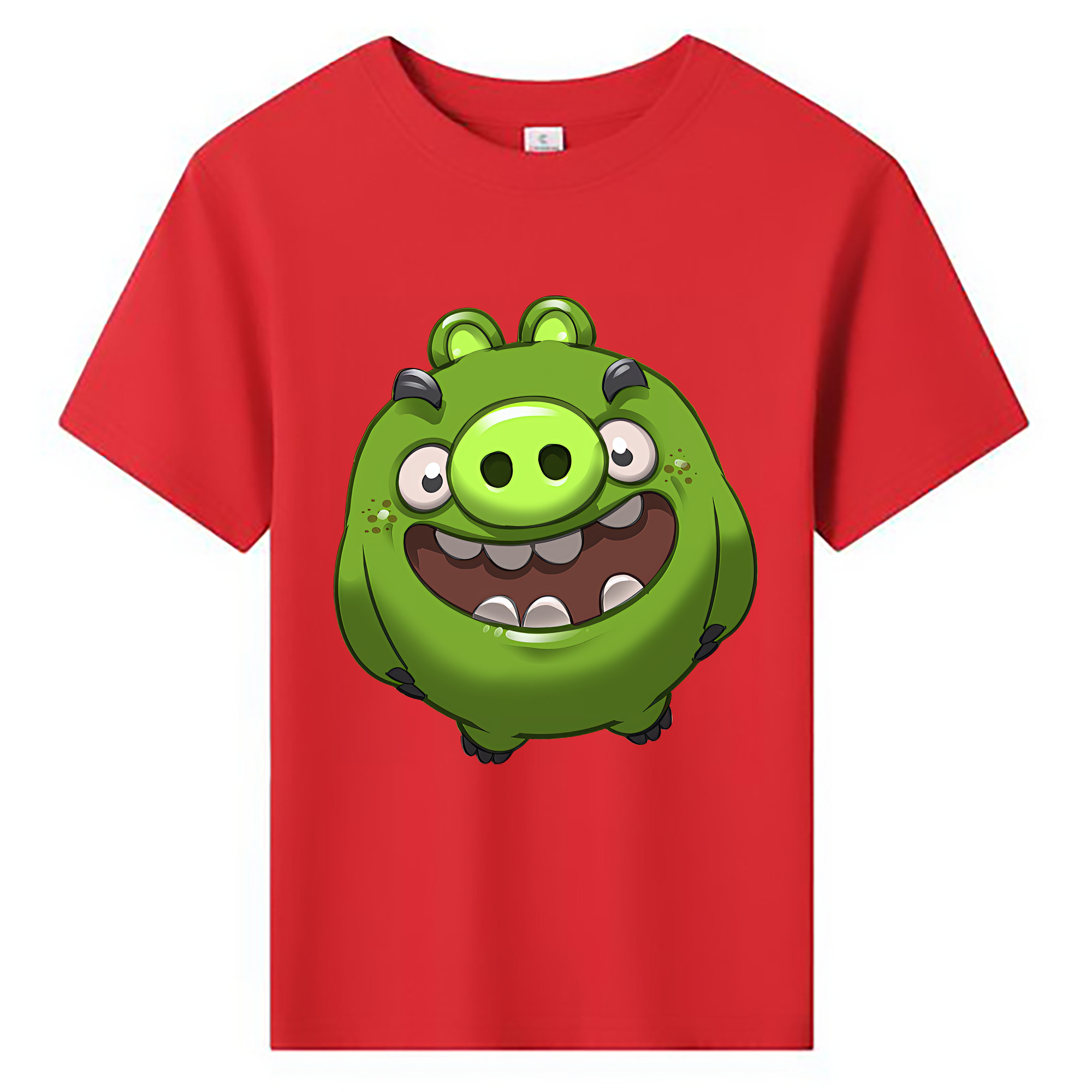 （画像用） Angry Birds アングリーバード 綿100％キッズTシャツ（フロントプリント）