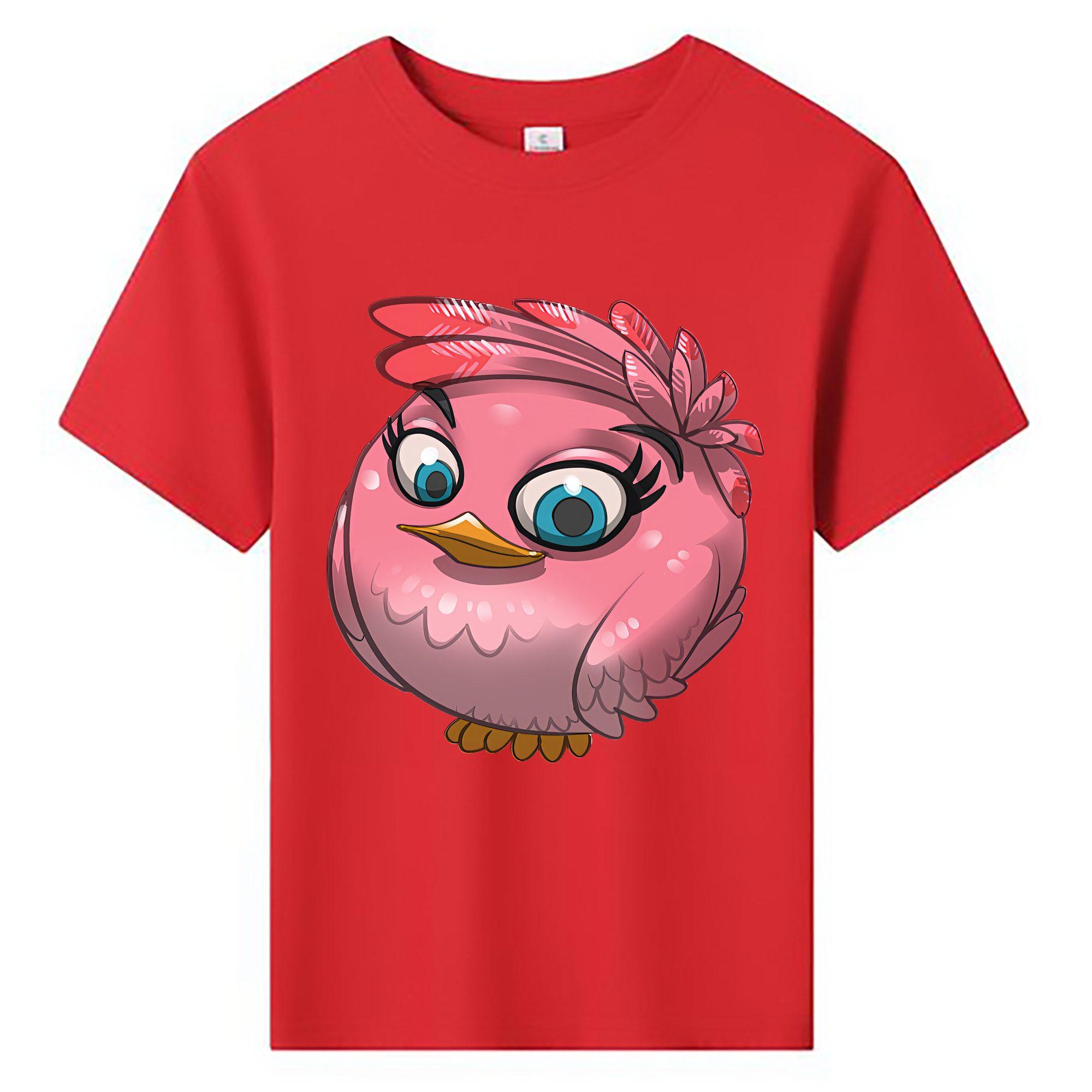（画像用） Angry Birds アングリーバード 綿100％キッズTシャツ（フロントプリント）