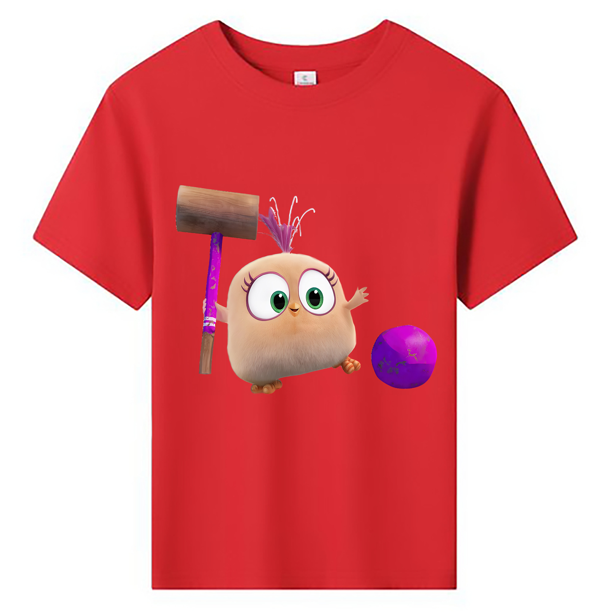 （画像用） Angry Birds アングリーバード 綿100％キッズTシャツ（フロントプリント）
