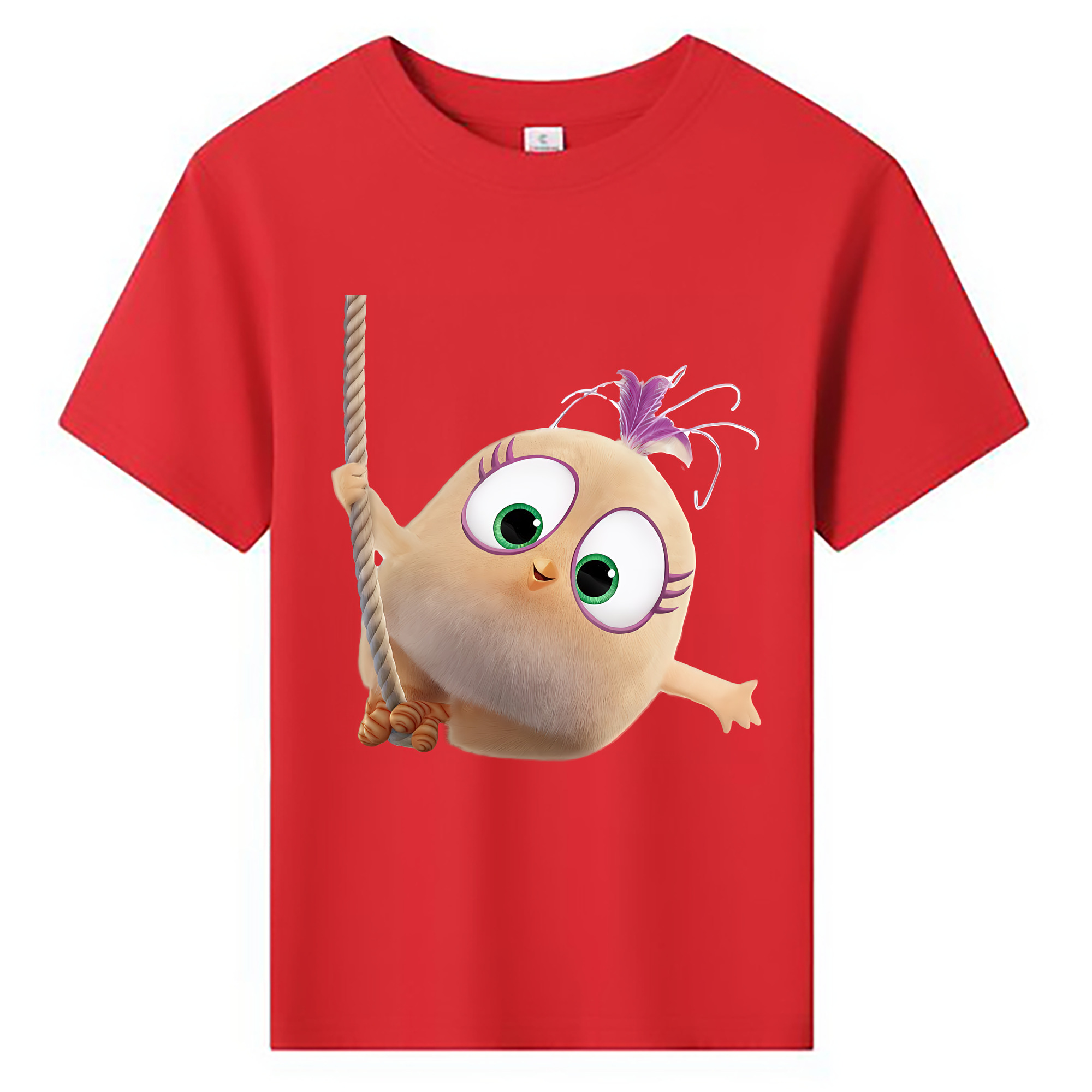 （画像用） Angry Birds アングリーバード 綿100％キッズTシャツ（フロントプリント）