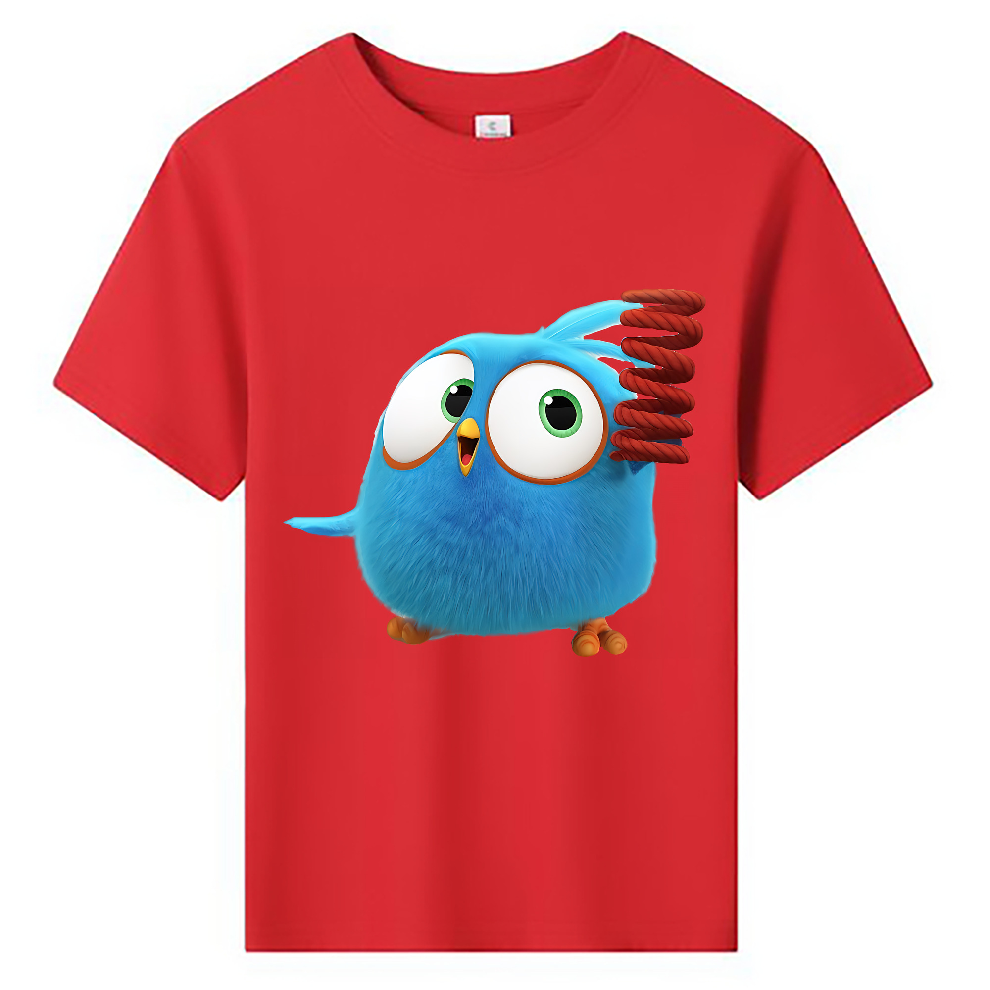 （画像用） Angry Birds アングリーバード 綿100％キッズTシャツ（フロントプリント）