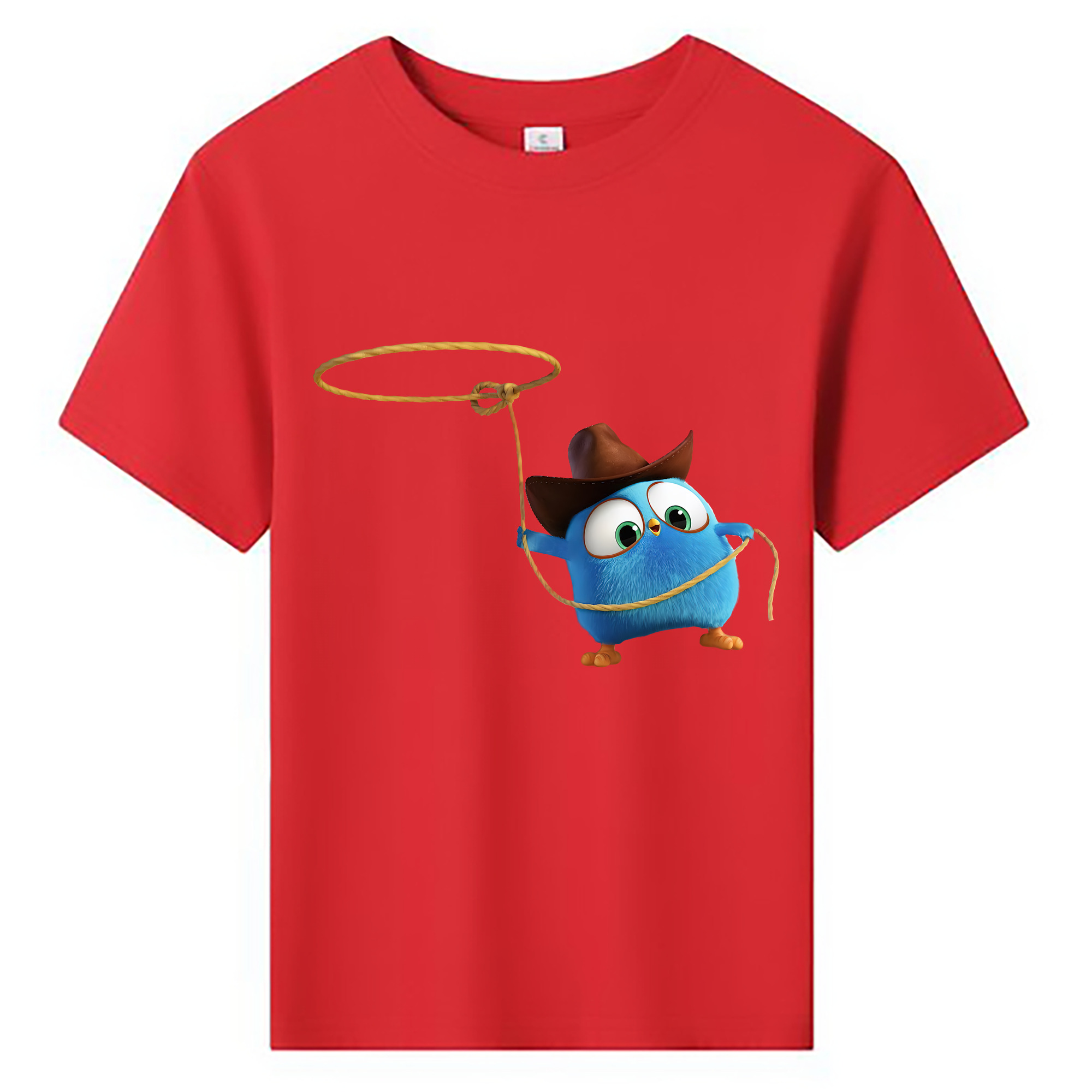 （画像用） Angry Birds アングリーバード 綿100％キッズTシャツ（フロントプリント）