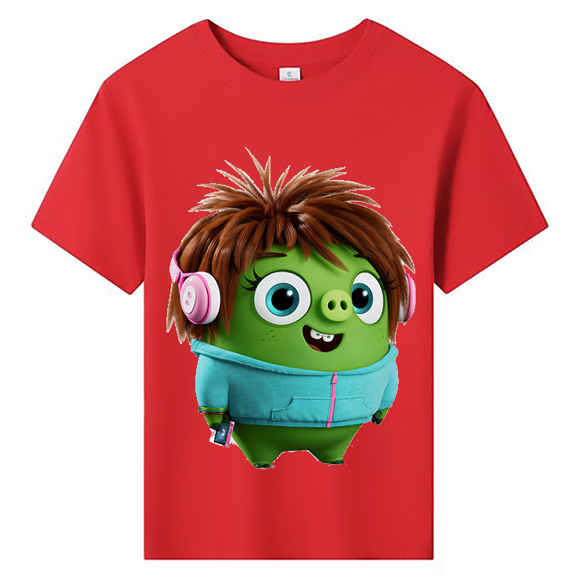 （画像用） Angry Birds アングリーバード 綿100％キッズTシャツ（フロントプリント）