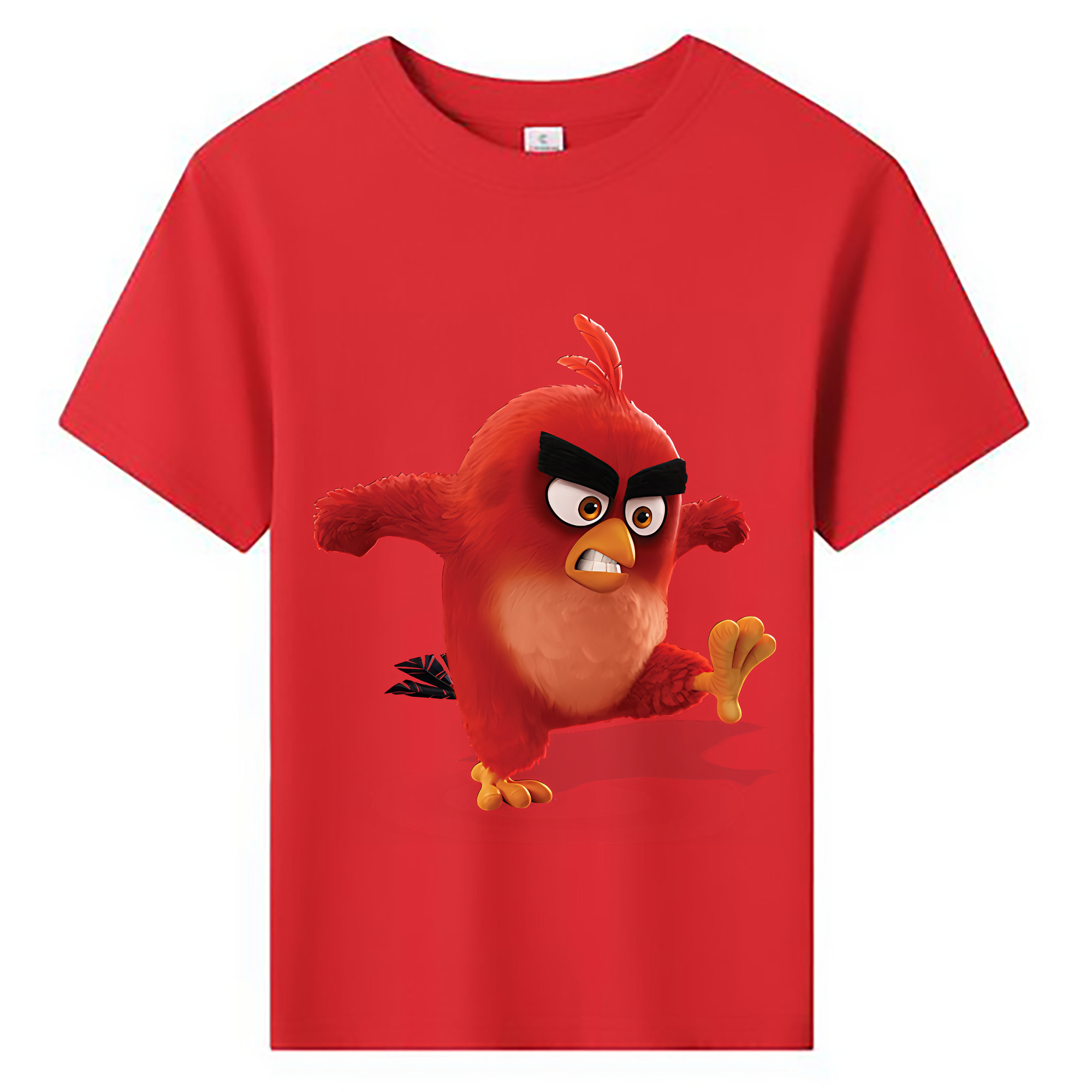 （画像用） Angry Birds アングリーバード 綿100％キッズTシャツ（フロントプリント）