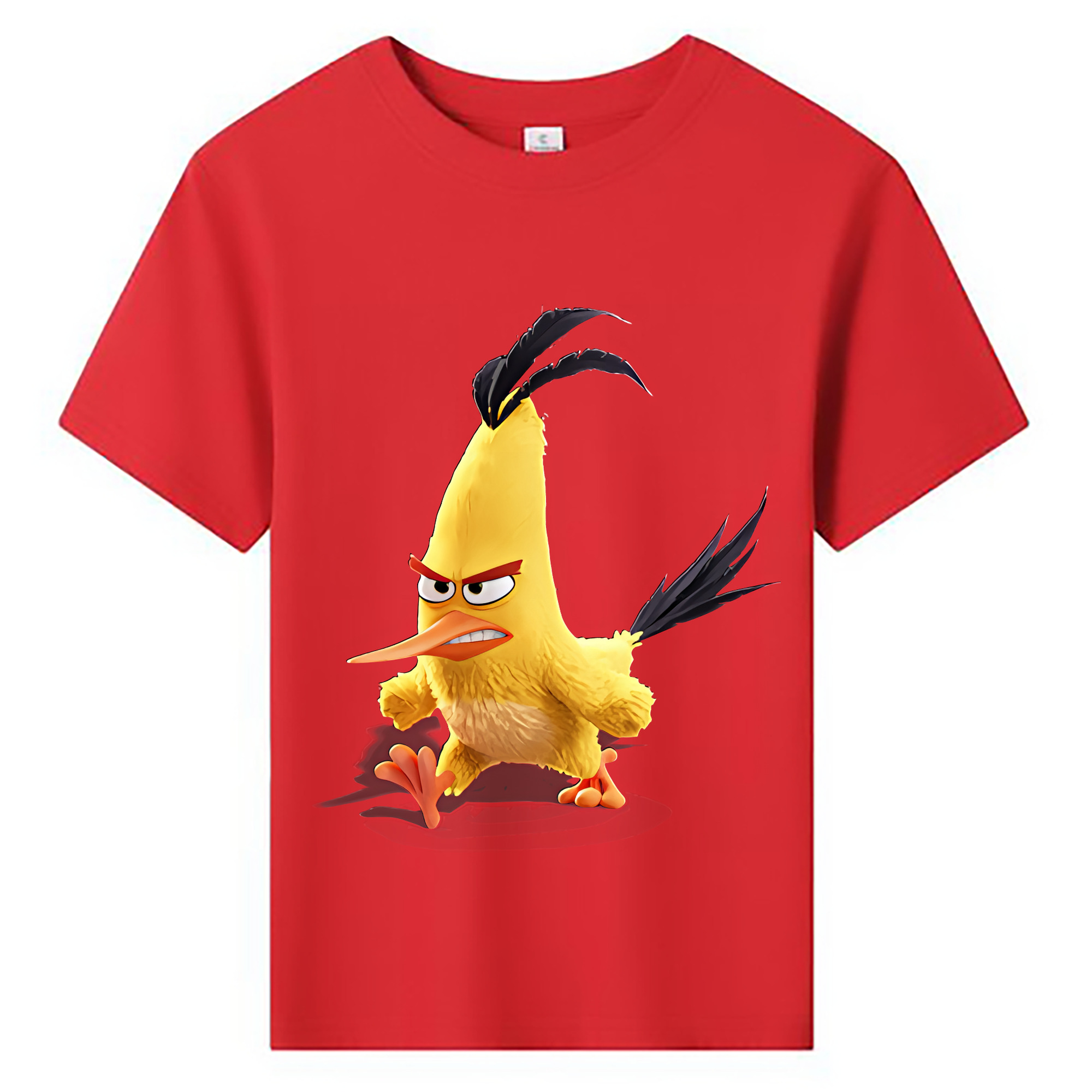 （画像用） Angry Birds アングリーバード 綿100％キッズTシャツ（フロントプリント）