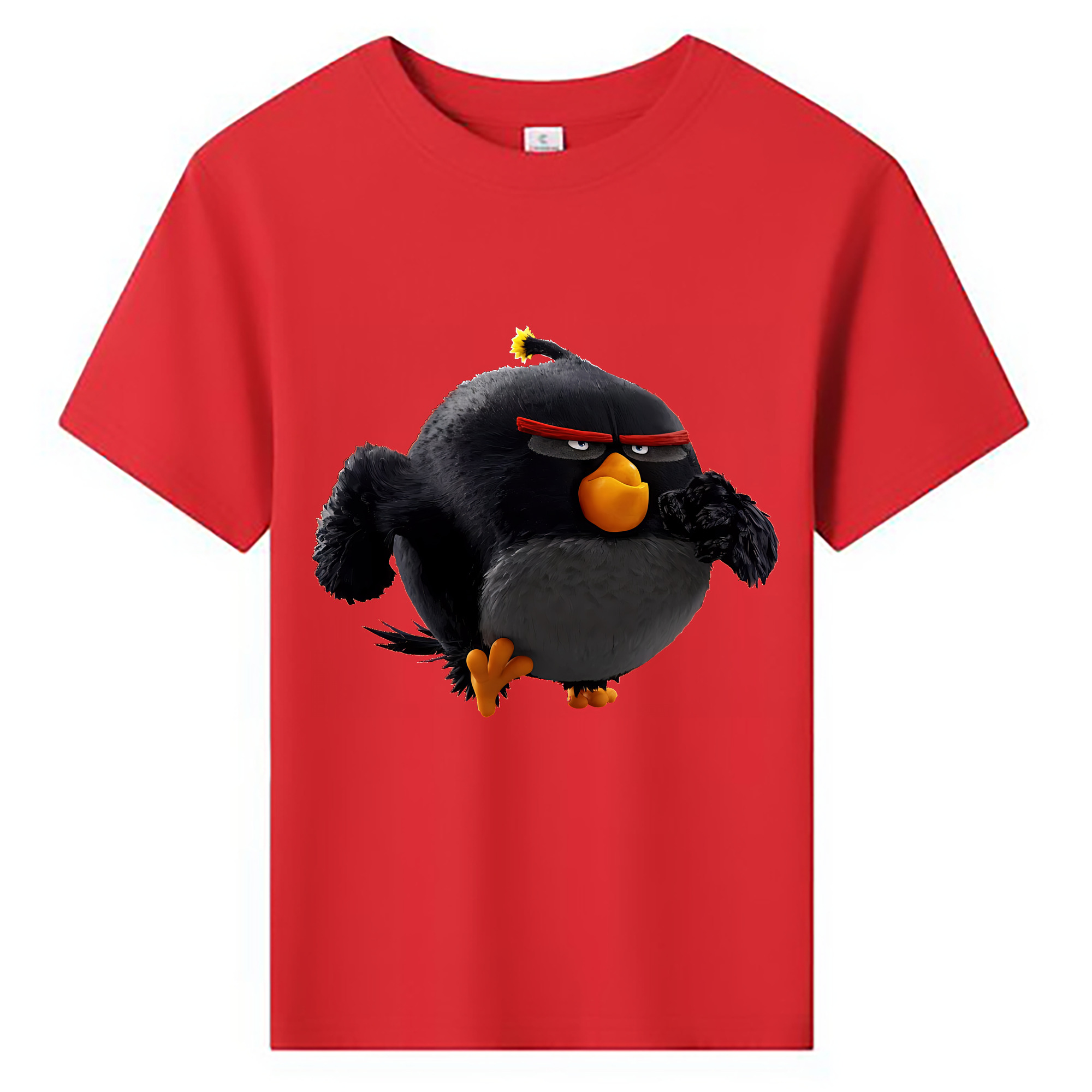 （画像用） Angry Birds アングリーバード 綿100％キッズTシャツ（フロントプリント）