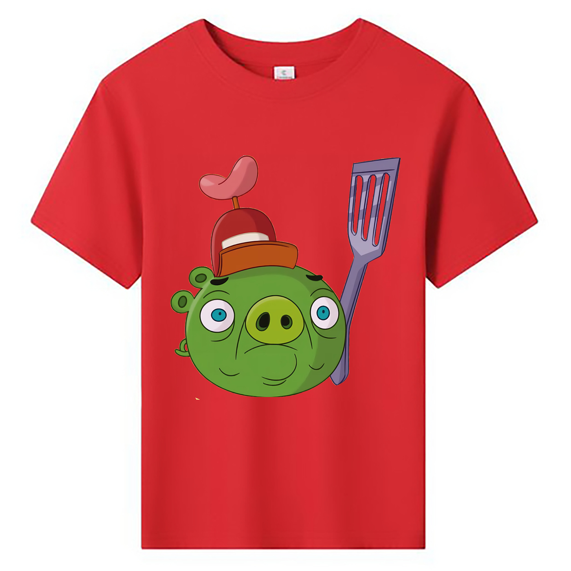 （画像用） Angry Birds アングリーバード 綿100％キッズTシャツ（フロントプリント）