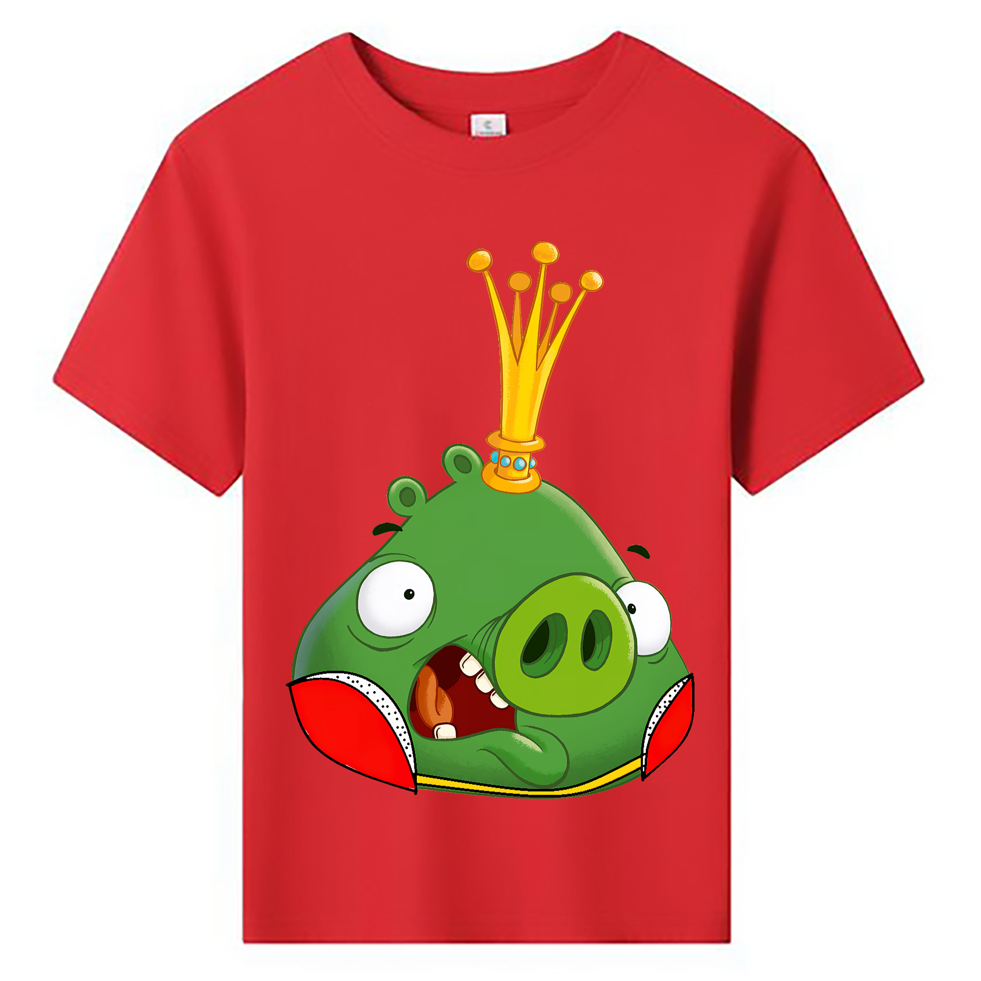 （画像用） Angry Birds アングリーバード 綿100％キッズTシャツ（フロントプリント）