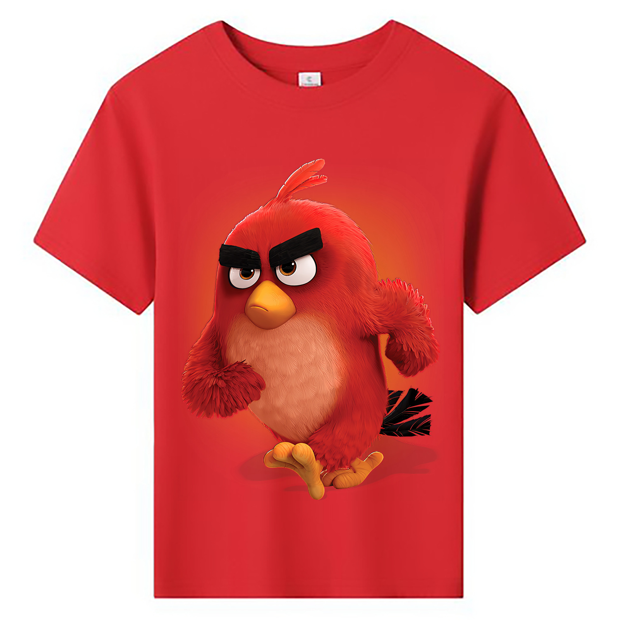 （画像用） Angry Birds アングリーバード 綿100％キッズTシャツ（フロントプリント）
