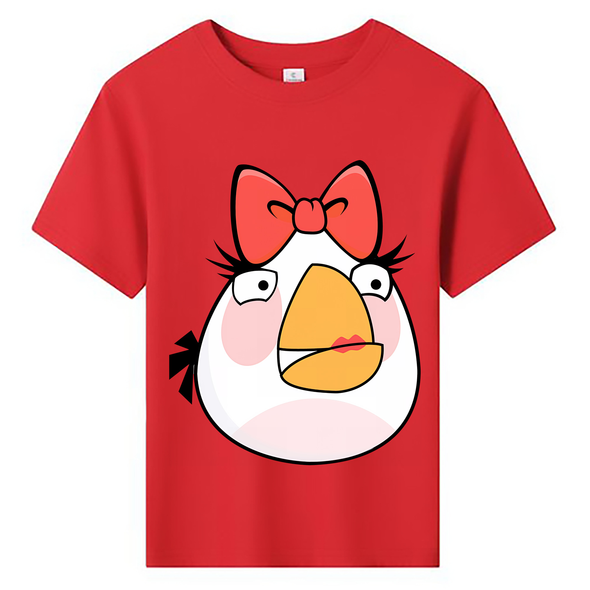 （画像用） Angry Birds アングリーバード 綿100％キッズTシャツ（フロントプリント）