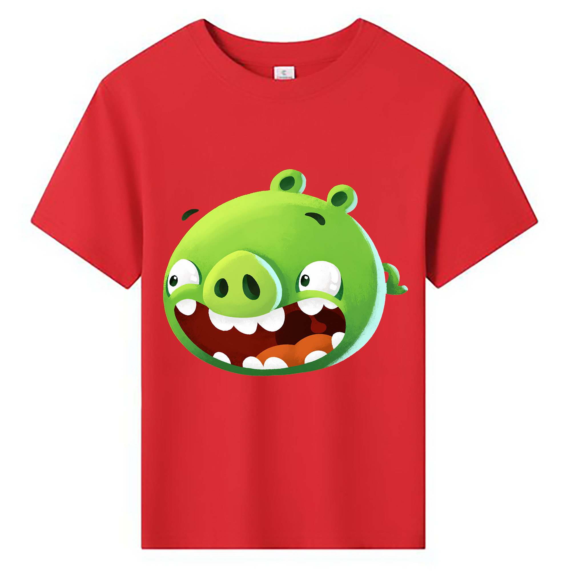 （画像用） Angry Birds アングリーバード 綿100％キッズTシャツ（フロントプリント）
