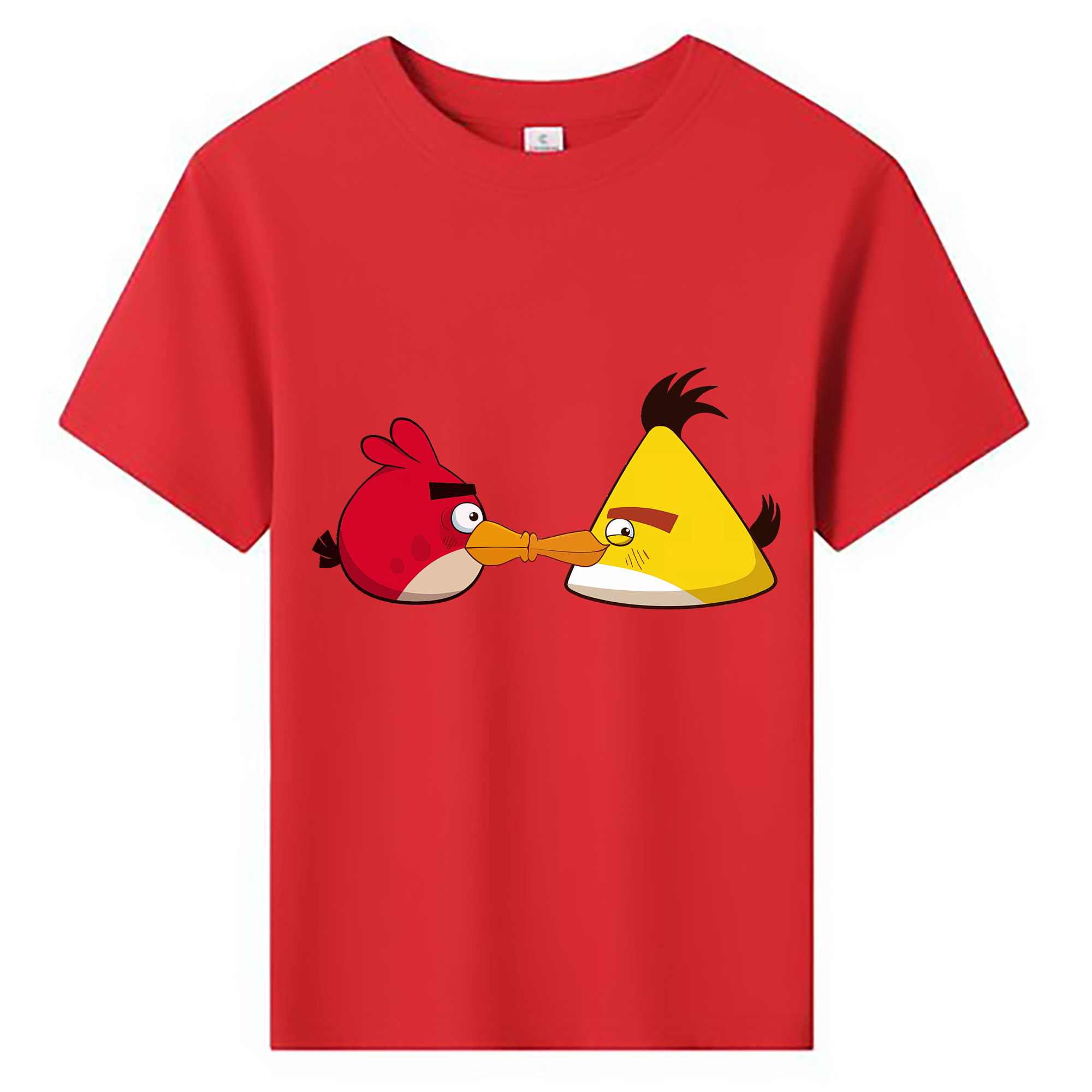 （画像用） Angry Birds アングリーバード 綿100％キッズTシャツ（フロントプリント）