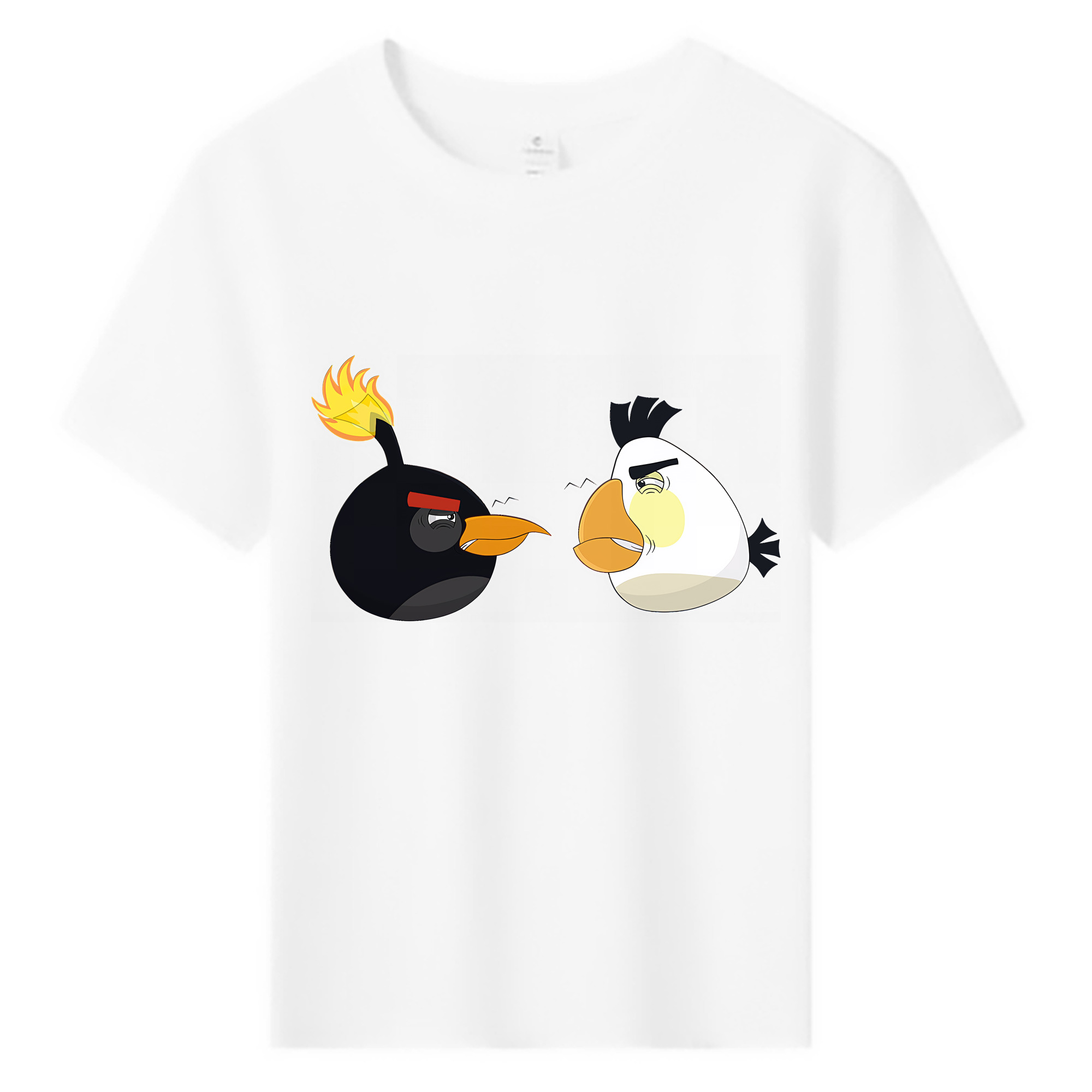 （画像用） Angry Birds アングリーバード 綿100％キッズTシャツ（フロントプリント）
