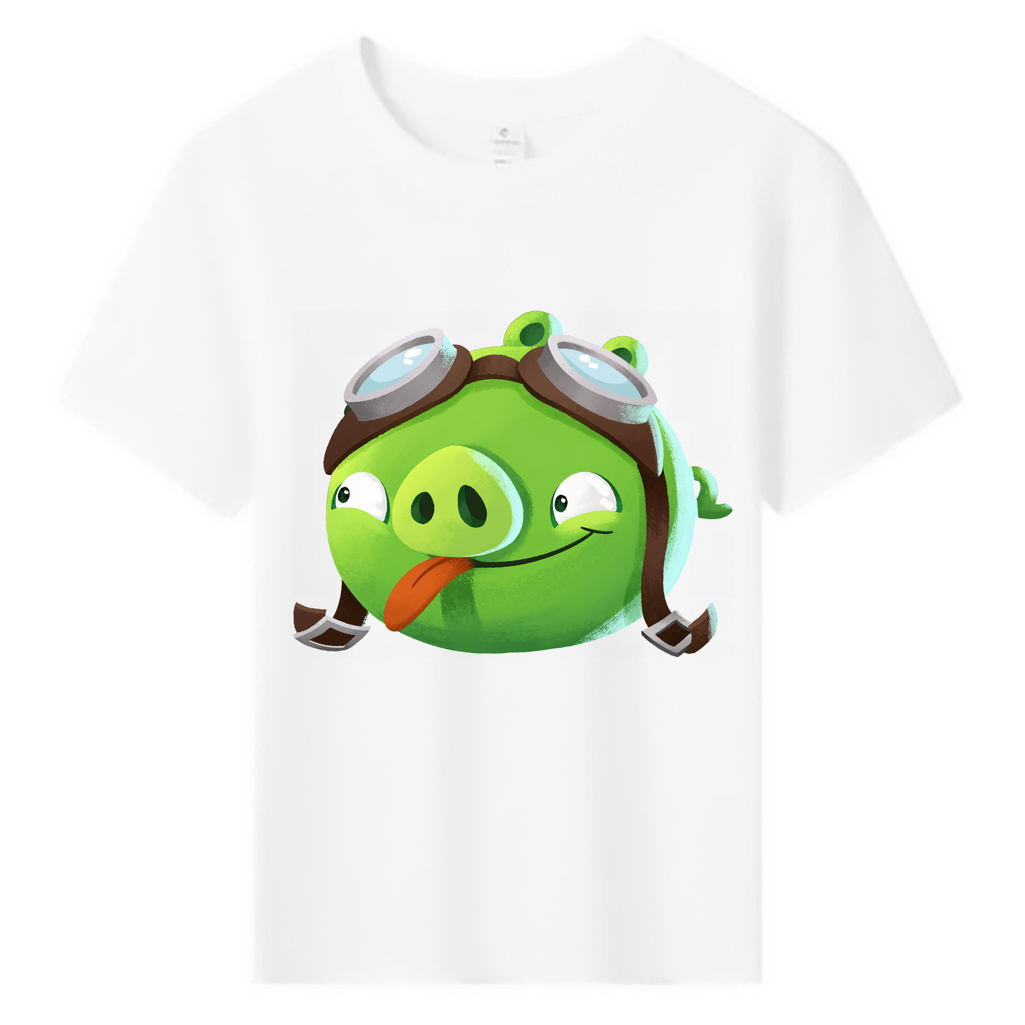 （画像用） Angry Birds アングリーバード 綿100％キッズTシャツ（フロントプリント）