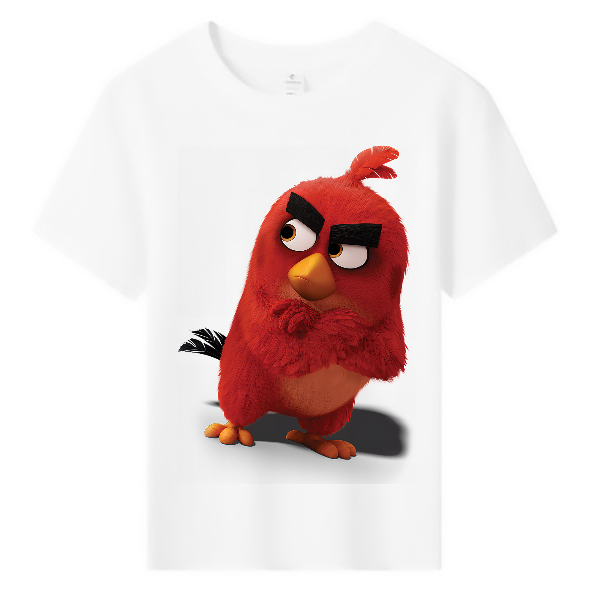 （画像用） Angry Birds アングリーバード 綿100％キッズTシャツ（フロントプリント）
