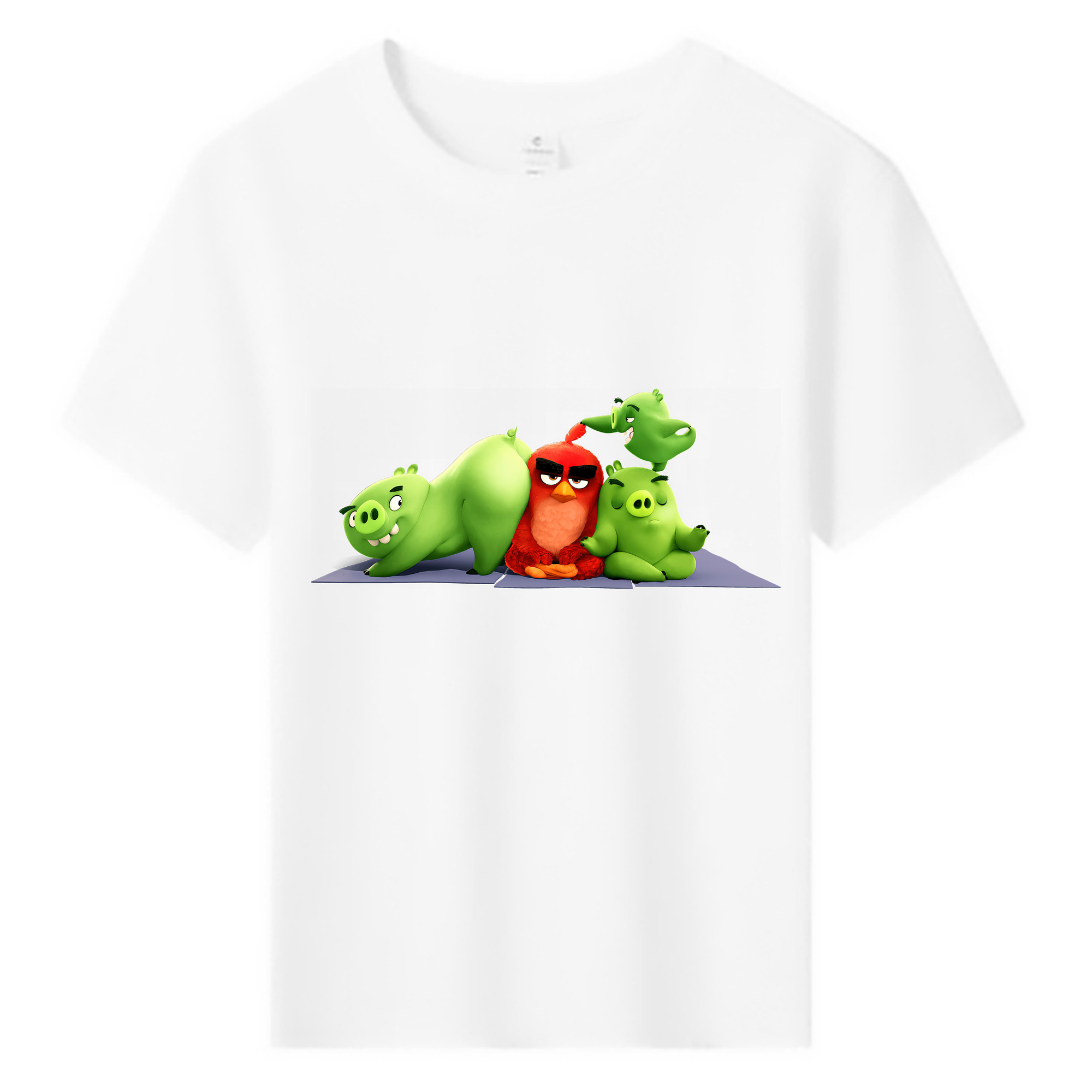 （画像用） Angry Birds アングリーバード 綿100％キッズTシャツ（フロントプリント）