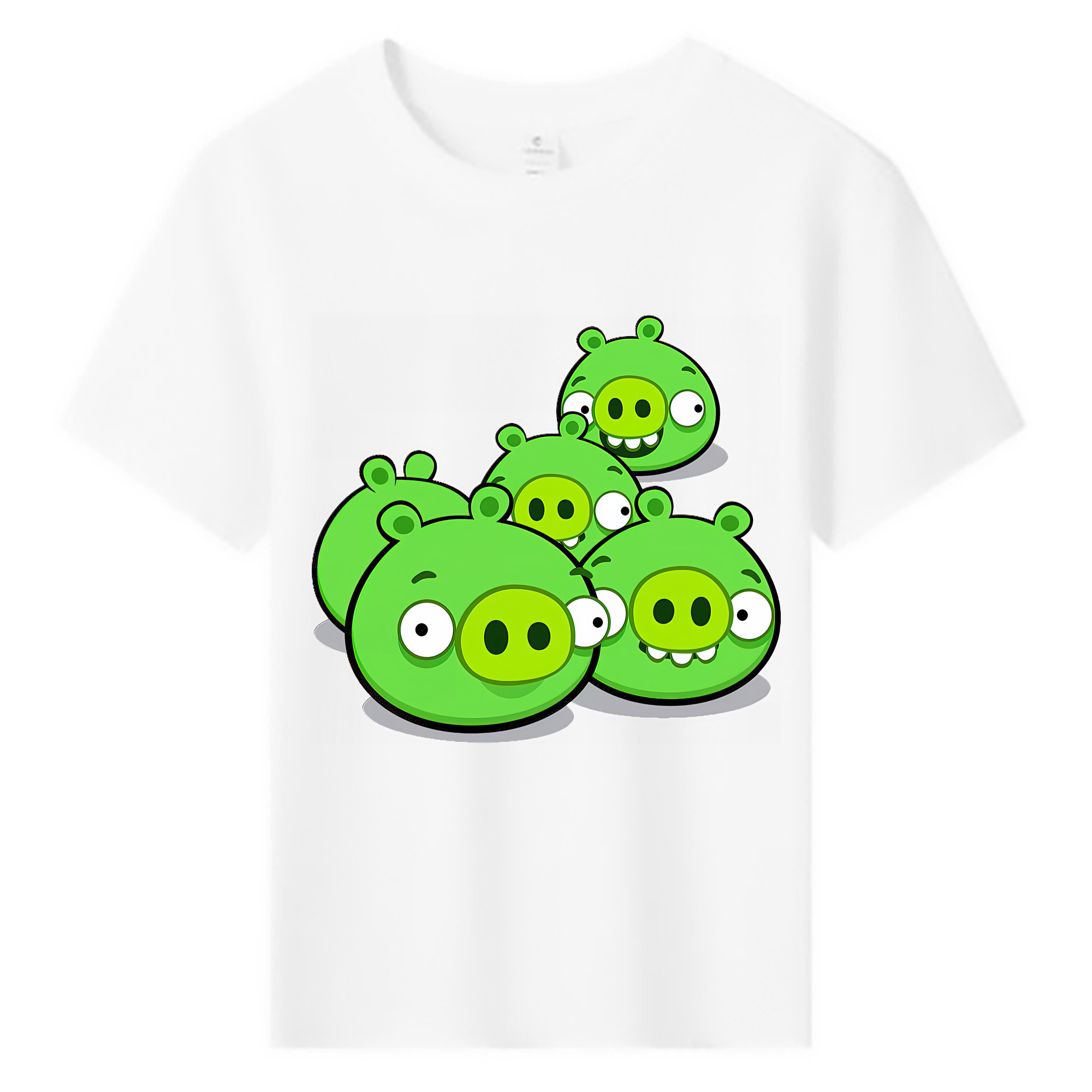 （画像用） Angry Birds アングリーバード 綿100％キッズTシャツ（フロントプリント）