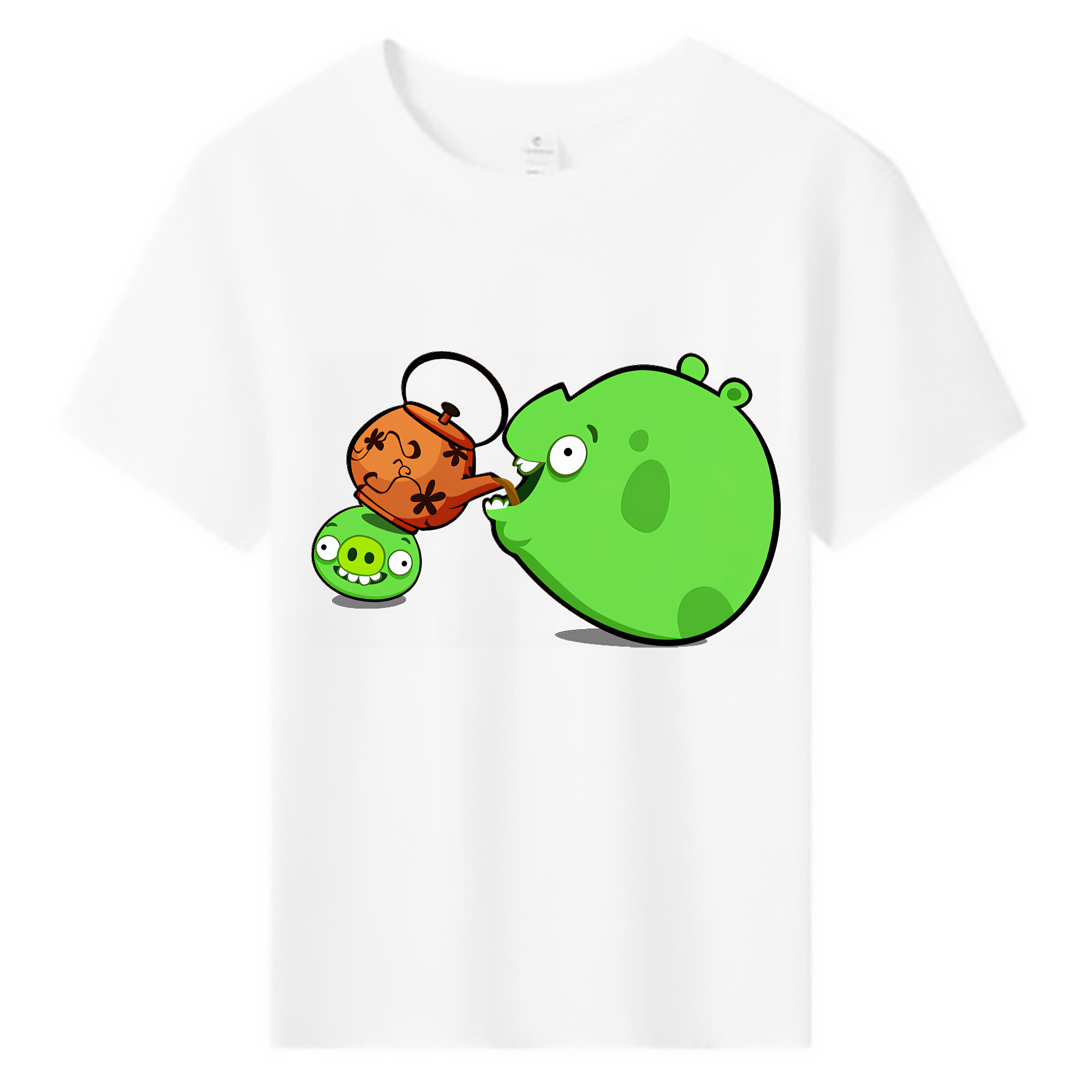 （画像用） Angry Birds アングリーバード 綿100％キッズTシャツ（フロントプリント）