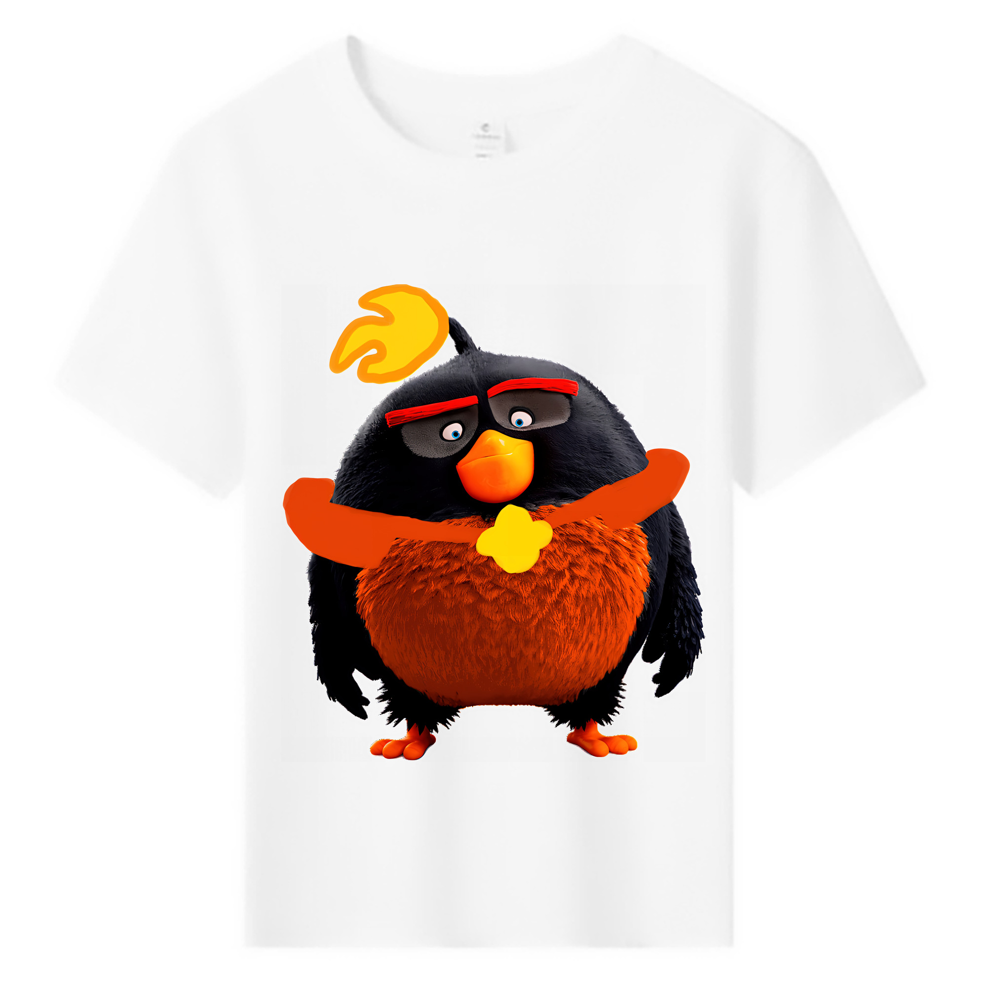 （画像用） Angry Birds アングリーバード 綿100％キッズTシャツ（フロントプリント）
