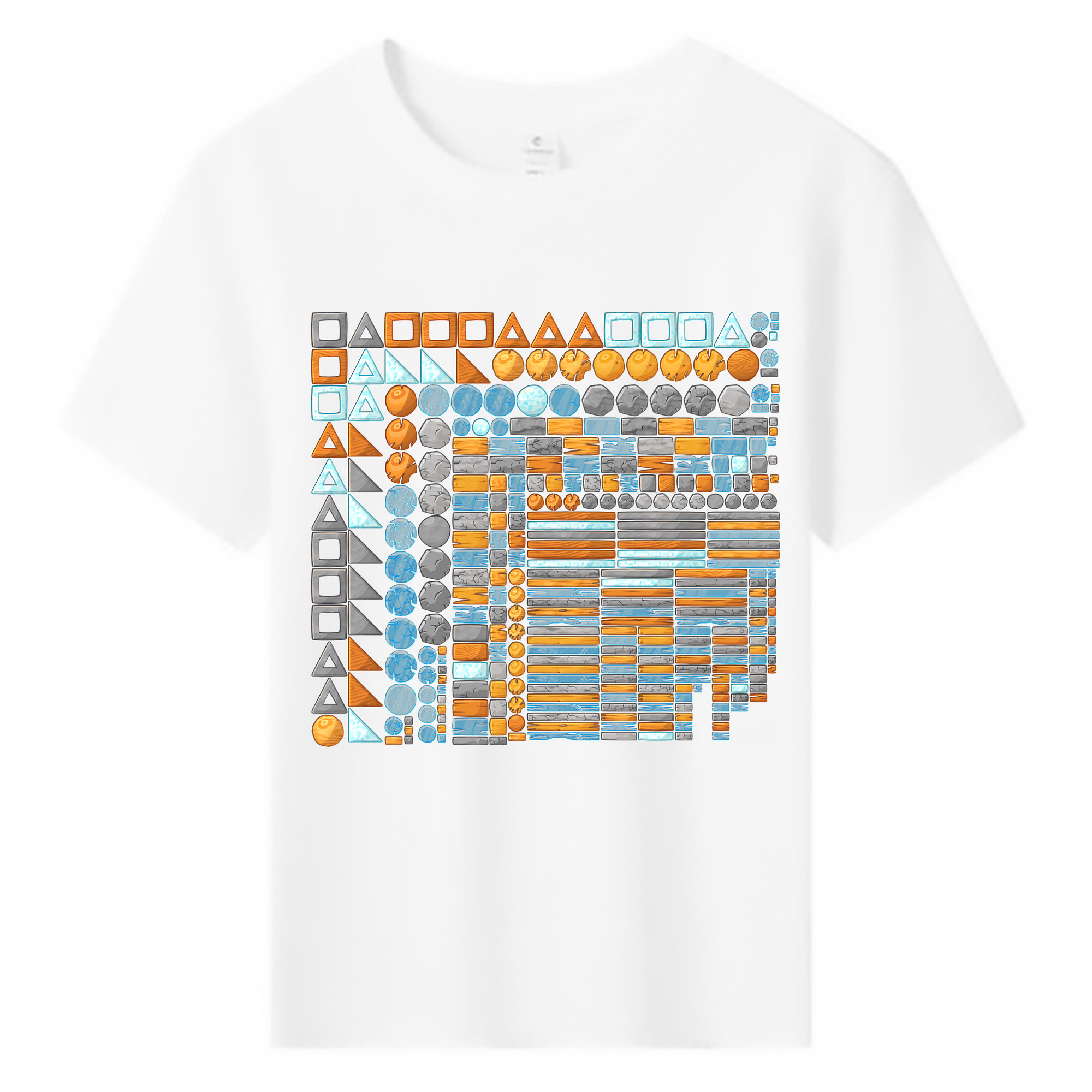 （画像用） Angry Birds アングリーバード 綿100％キッズTシャツ（フロントプリント）