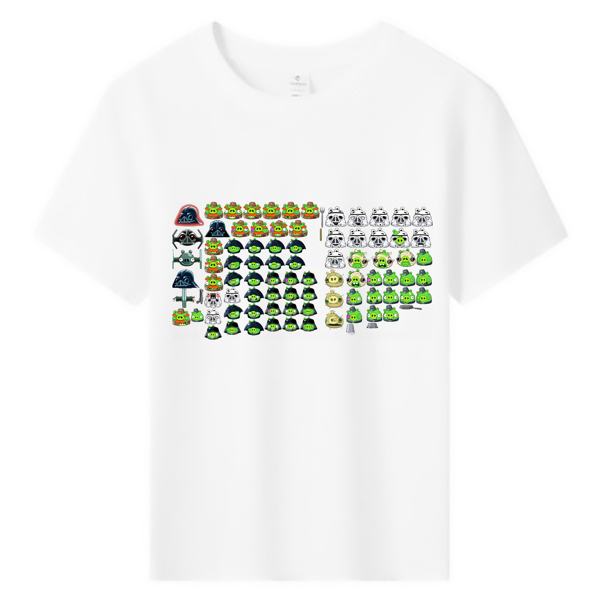 （画像用） Angry Birds アングリーバード 綿100％キッズTシャツ（フロントプリント）