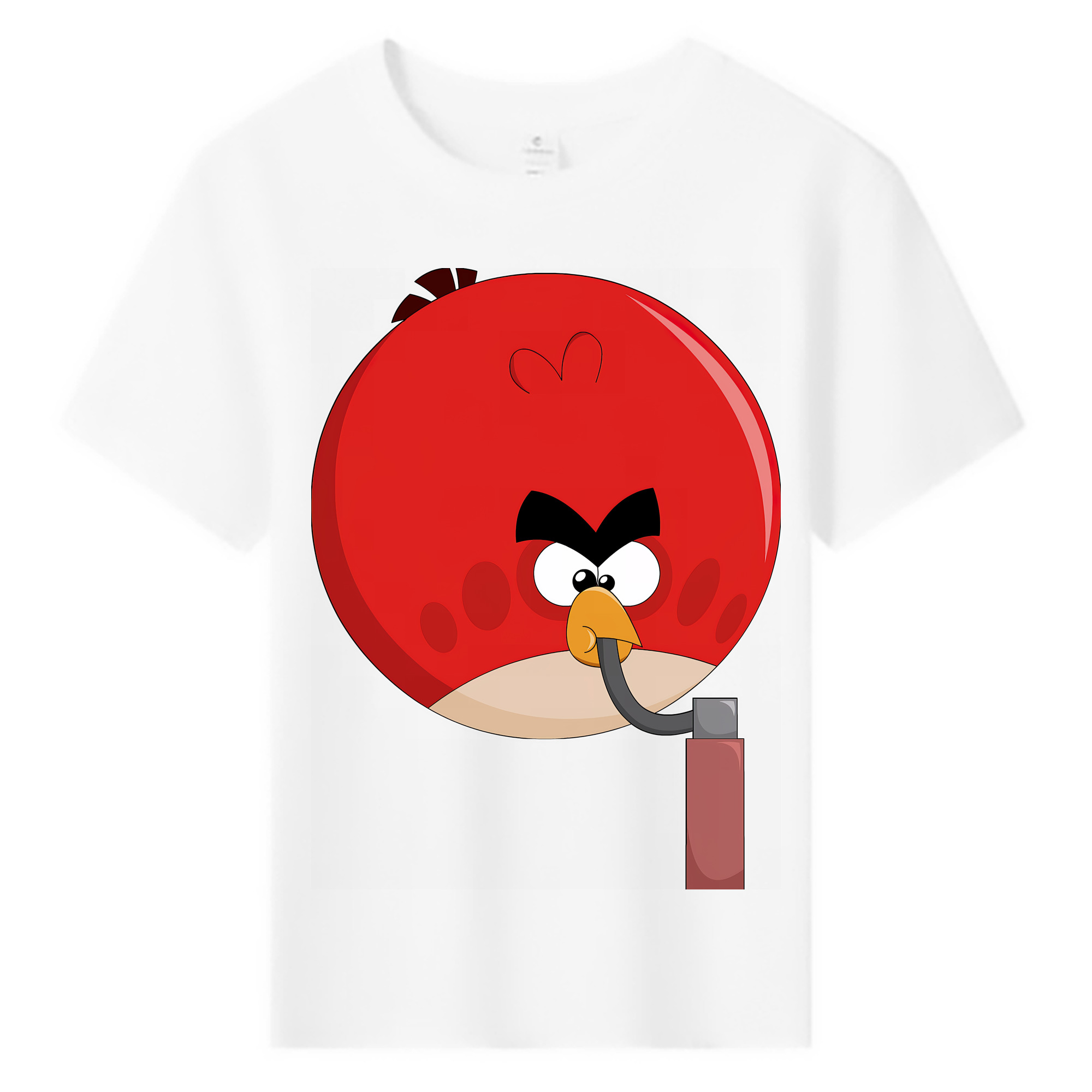 （画像用） Angry Birds アングリーバード 綿100％キッズTシャツ（フロントプリント）