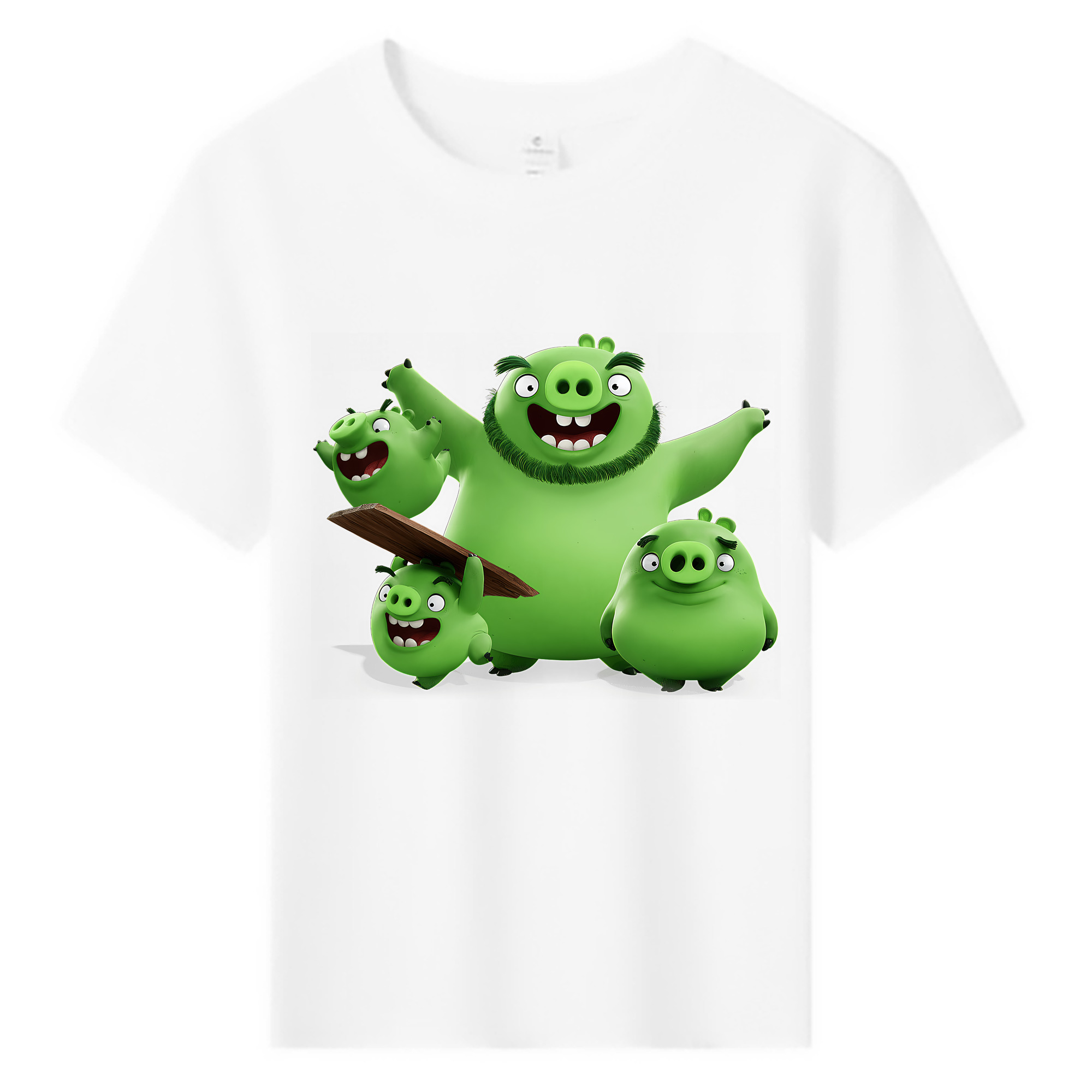 （画像用） Angry Birds アングリーバード 綿100％キッズTシャツ（フロントプリント）