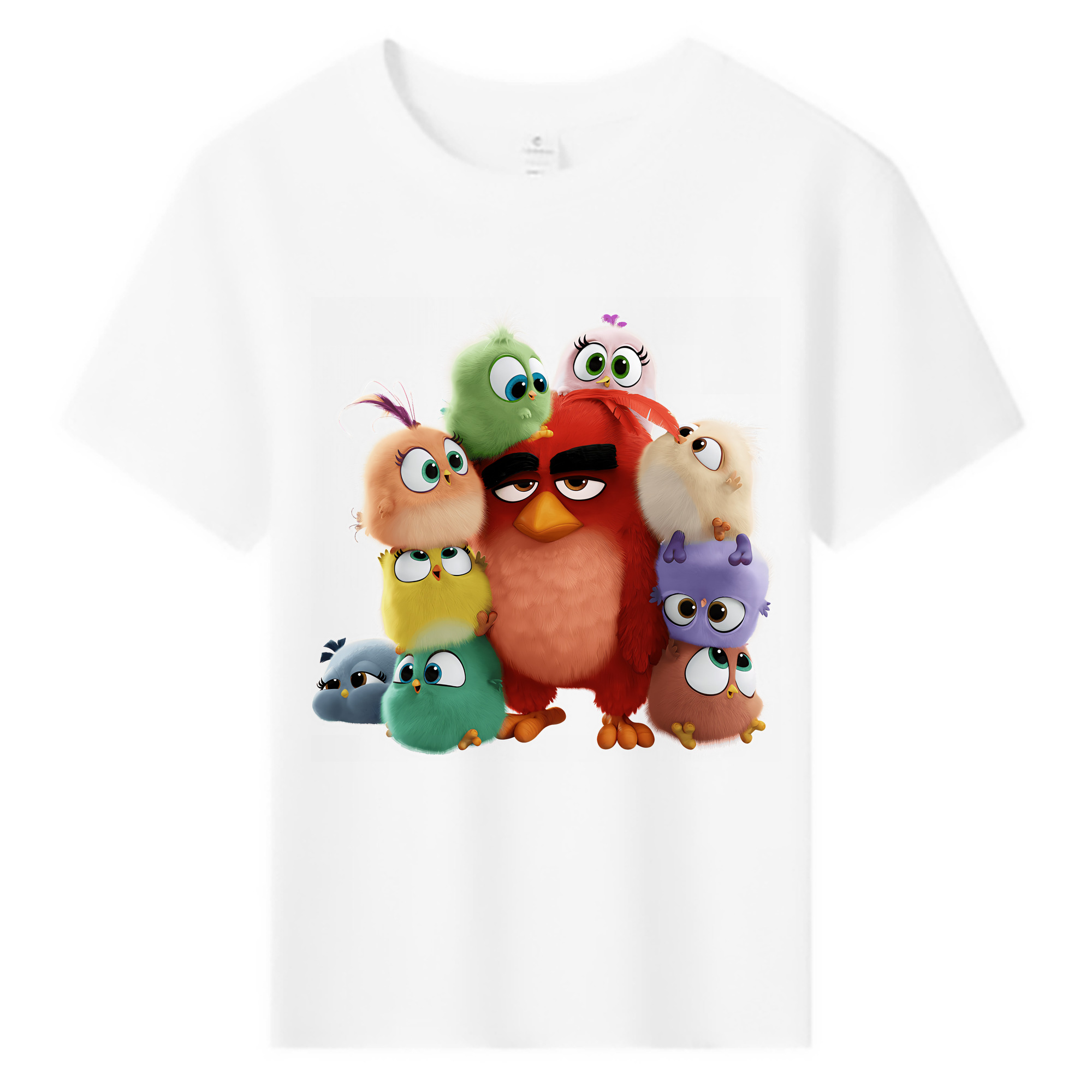 （画像用） Angry Birds アングリーバード 綿100％キッズTシャツ（フロントプリント）