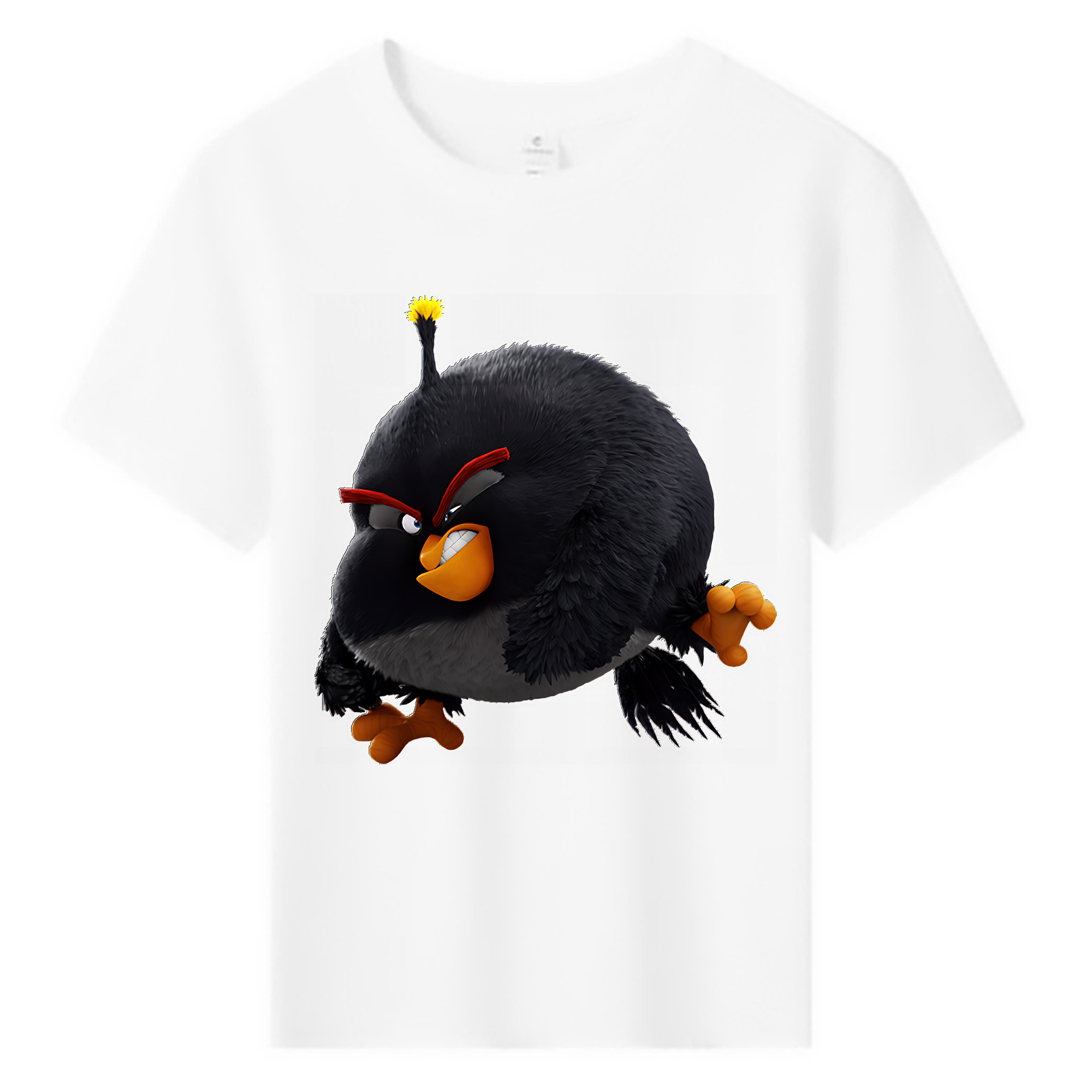 （画像用） Angry Birds アングリーバード 綿100％キッズTシャツ（フロントプリント）
