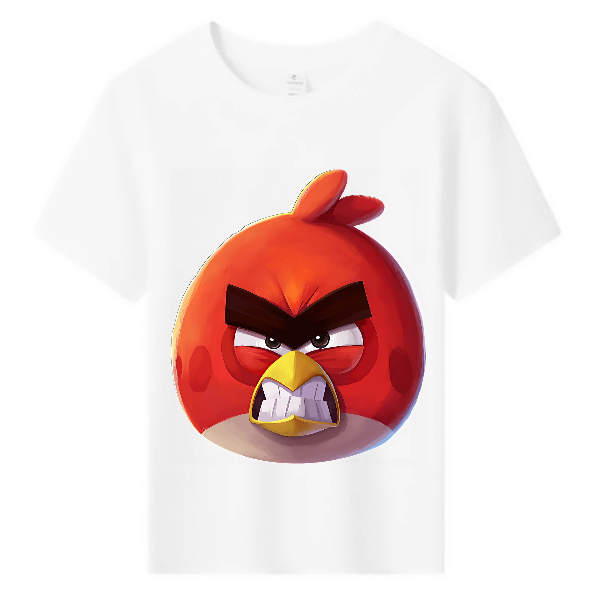 （画像用） Angry Birds アングリーバード 綿100％キッズTシャツ（フロントプリント）